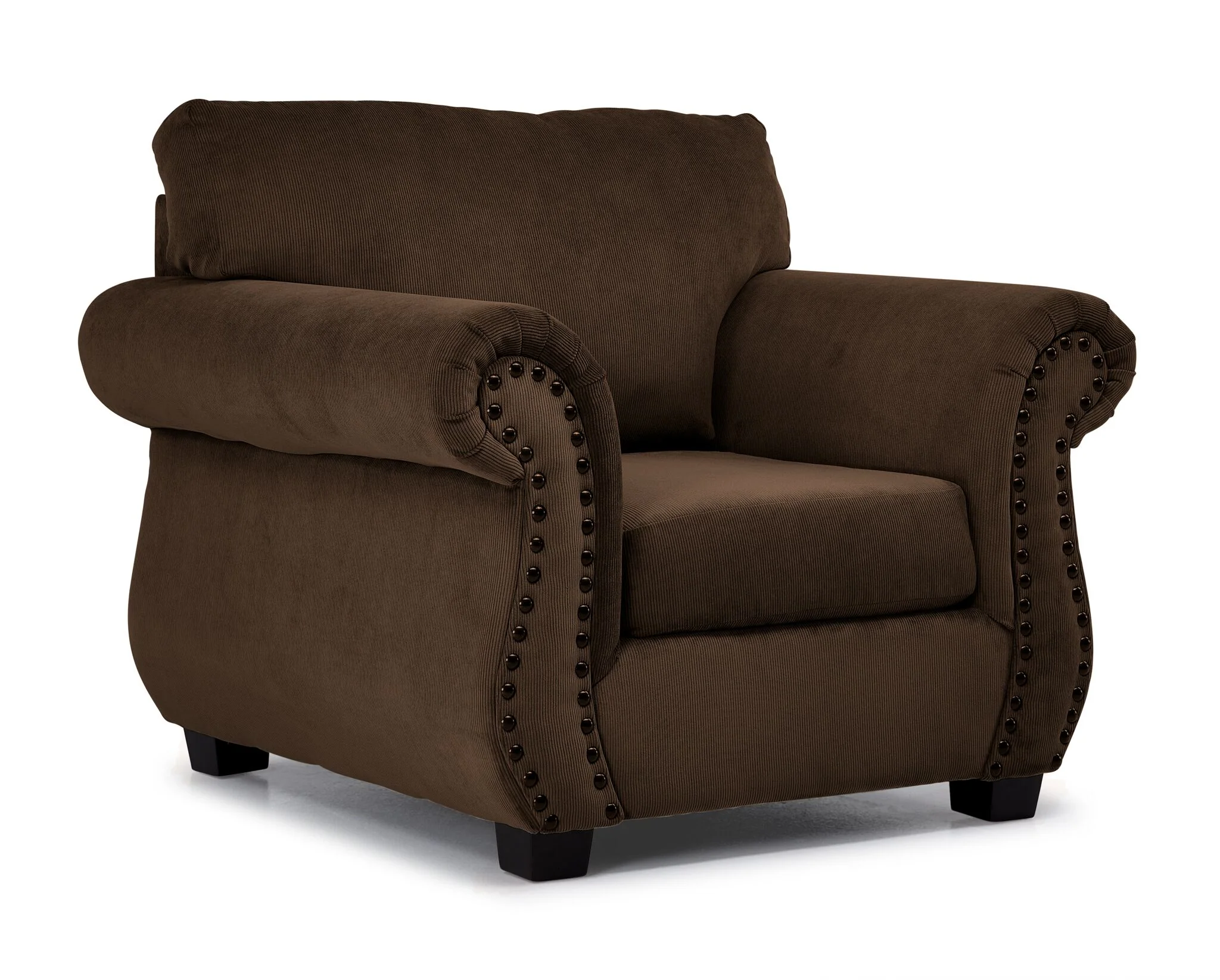 Brooklyn Sofa, Loveseat and Chair Set - Brown - Image 4