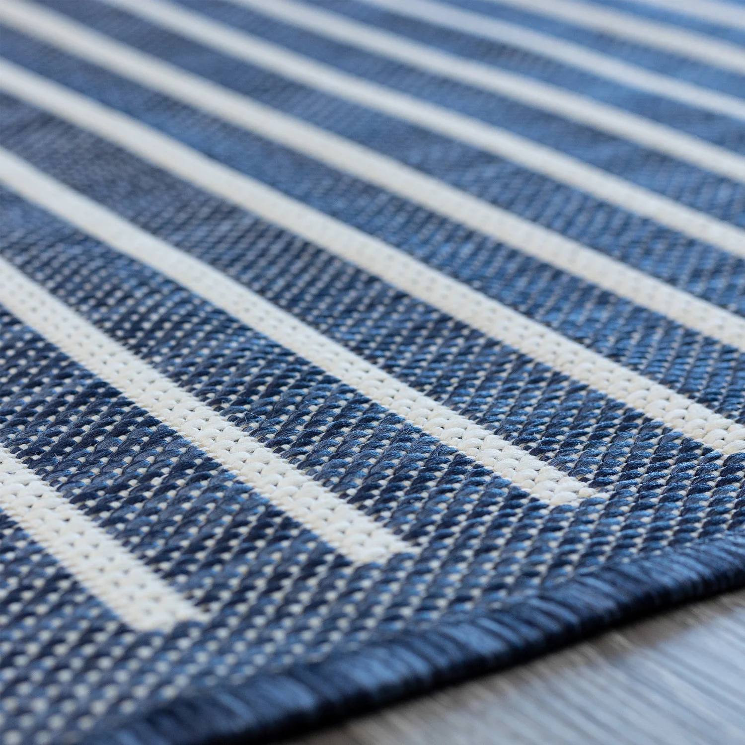 Cabana Casual Indoor/Outdoor Rug - 5' x 7' - Blue - Image 5