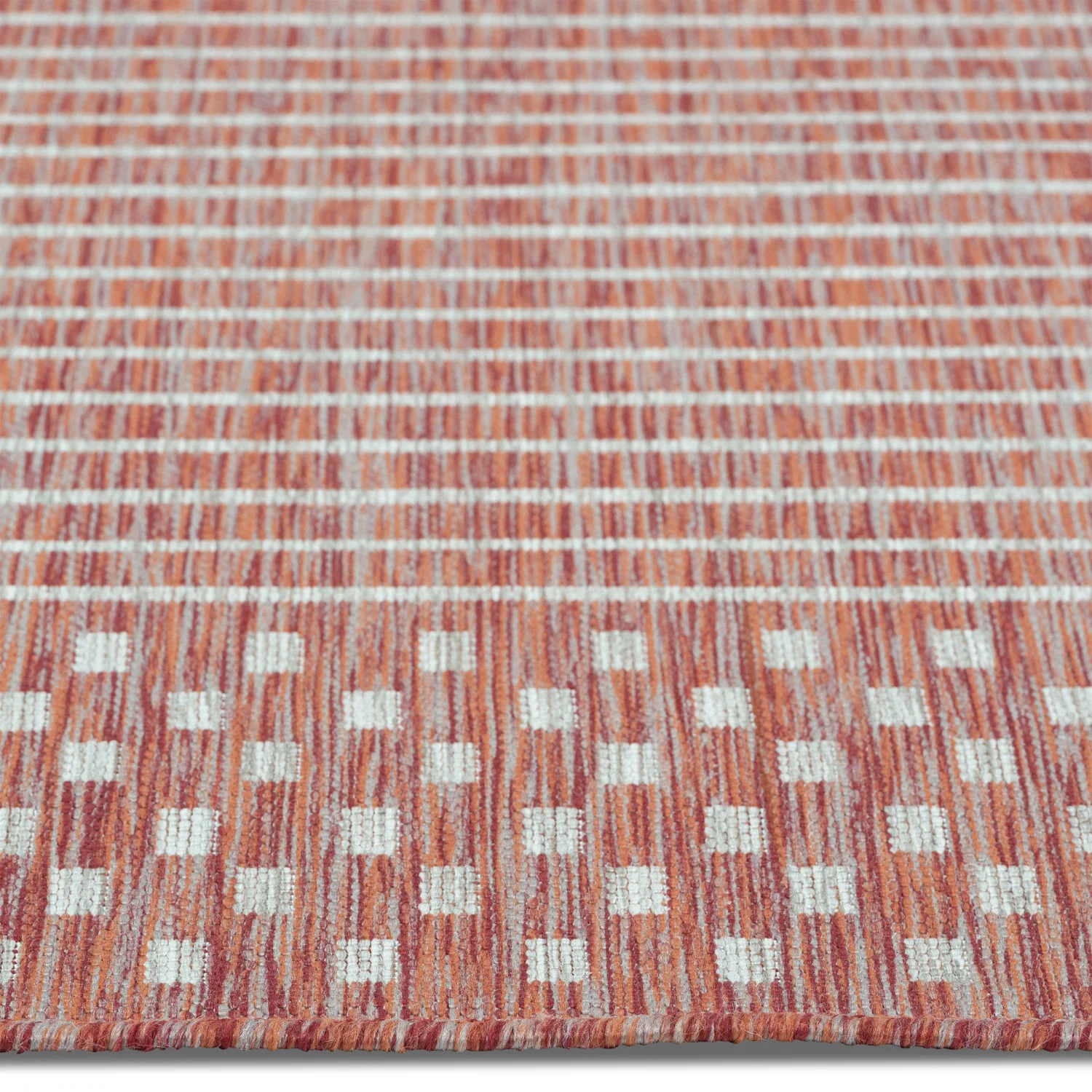 Cabana Casual Indoor/Outdoor Rug - 6' x 9' - Red - Image 3