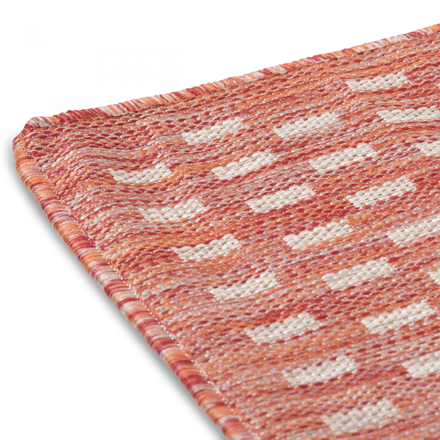 Cabana Casual Indoor/Outdoor Rug - 6' x 9' - Red - Image 4