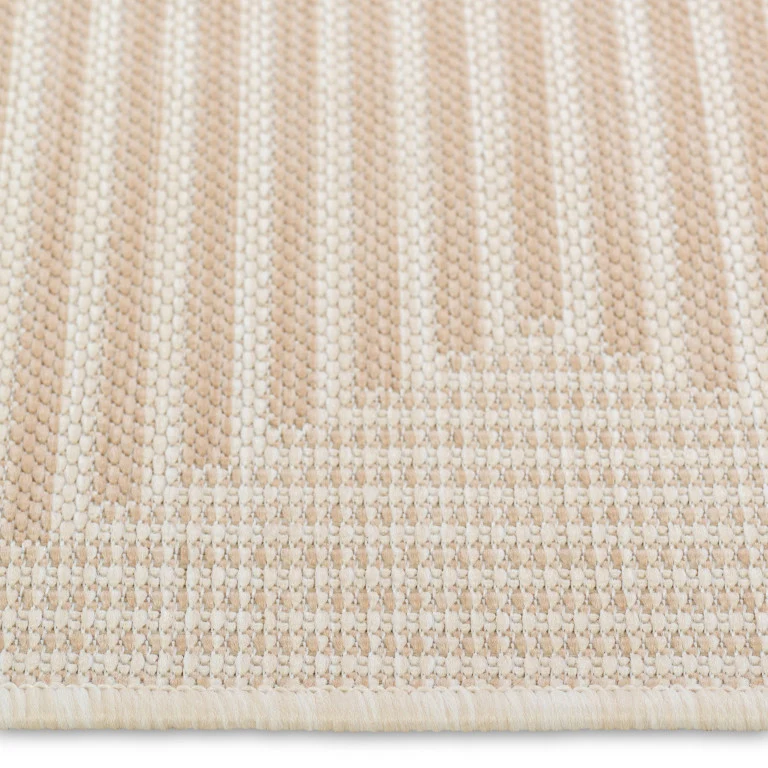 Cabana Diamonds Indoor/Outdoor Rug - 5' x 7' - Beige - Image 3