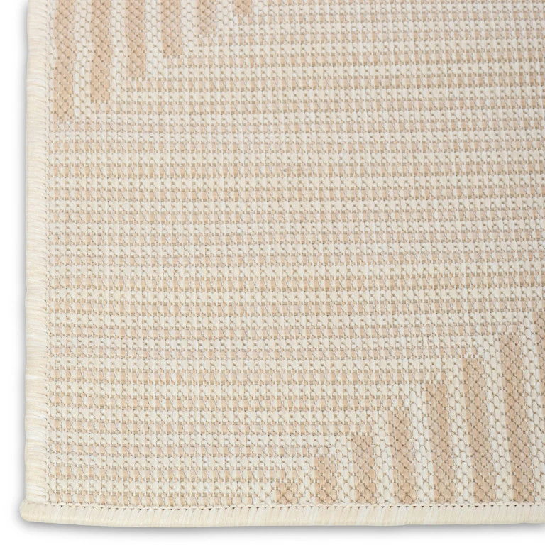 Cabana Diamonds Indoor/Outdoor Rug - 6' x 9' - Beige - Image 4