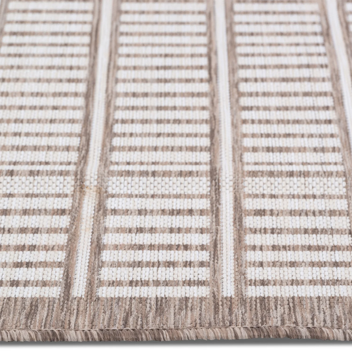 Cabana Lattice Indoor/Outdoor Rug - 5' x 7' - Brown - Image 3