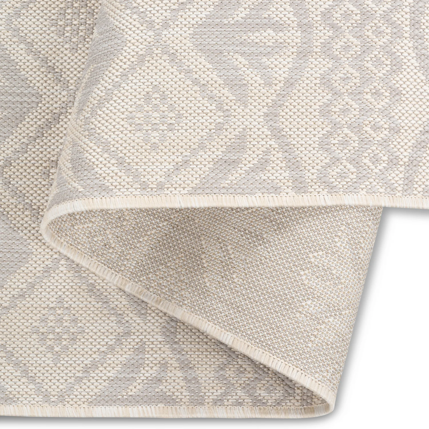 Cabana Modern Indoor/Outdoor Rug - 6' x 9' - Grey - Image 2
