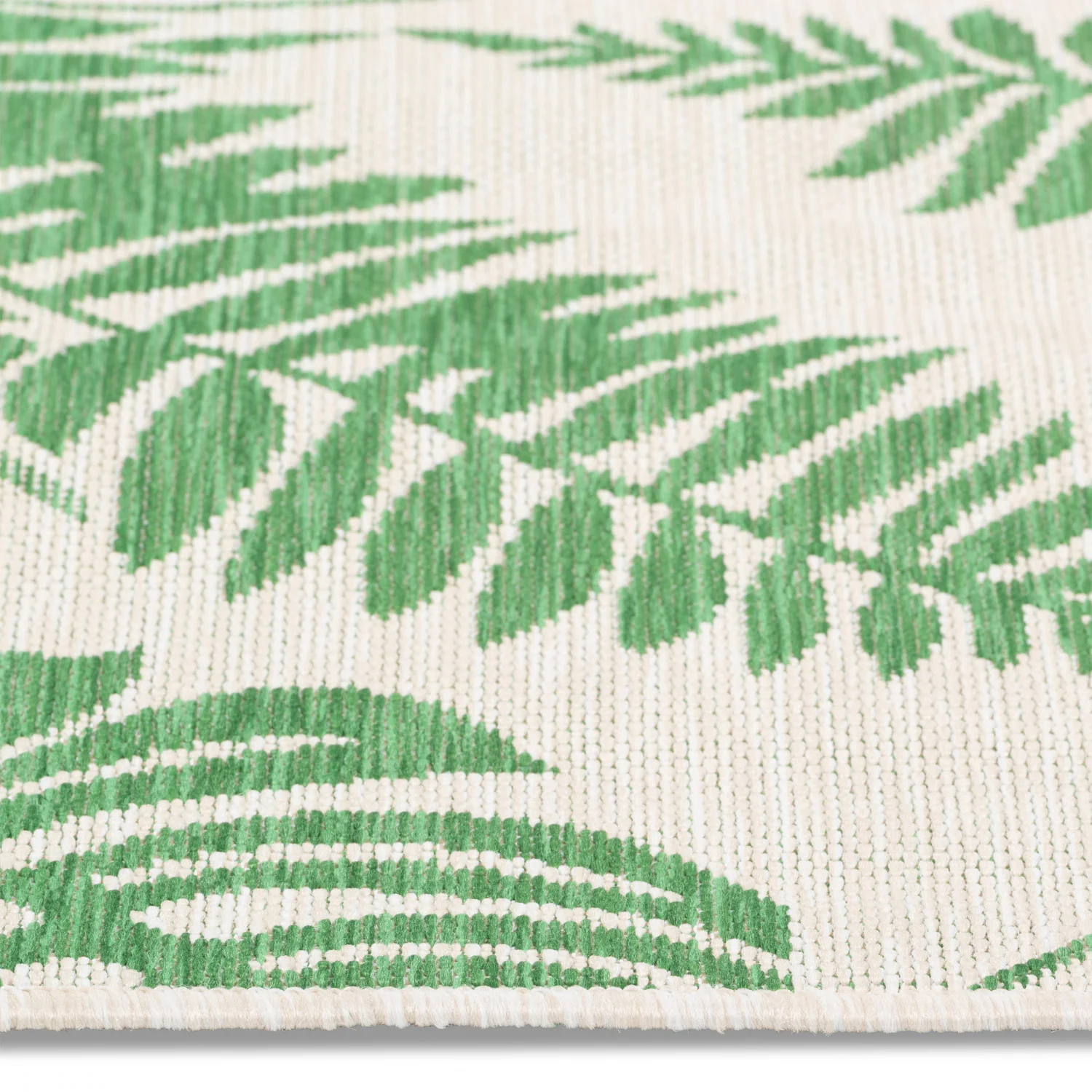 Cabana Palm Leaves Indoor/Outdoor Rug - 5' x 7' - Green - Image 3