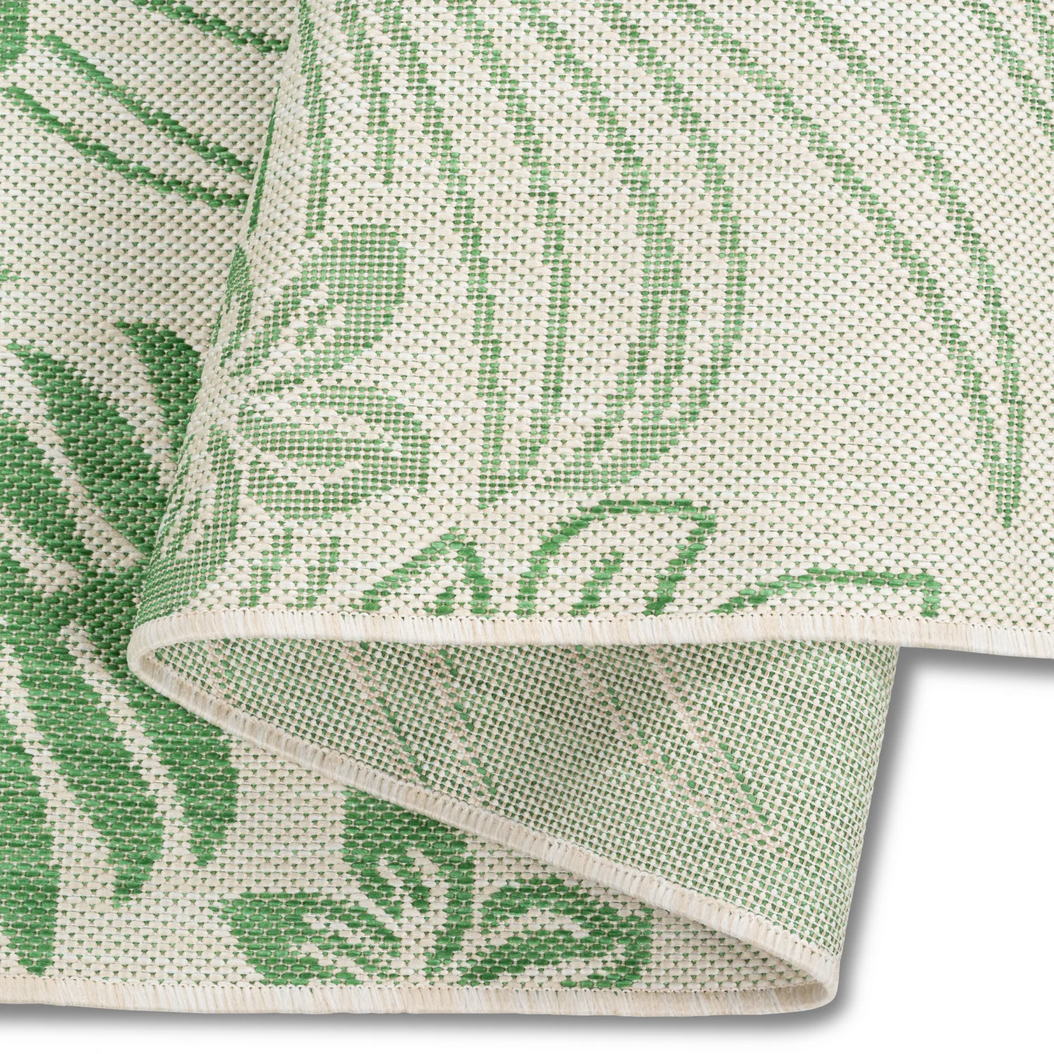 Cabana Palm Leaves Indoor/Outdoor Rug - 6' x 9' - Green - Image 2