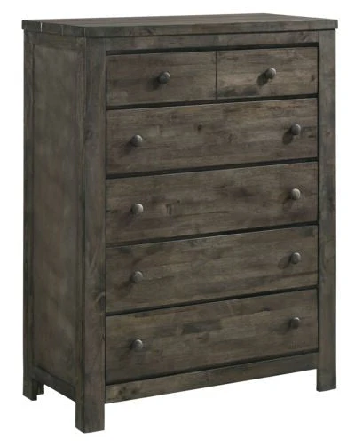 Cabin 5-Piece Queen Bedroom Package - Grey - Image 4