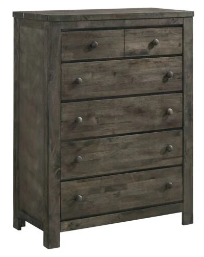 Cabin 5-Piece Queen Storage Bedroom Package - Grey - Image 4