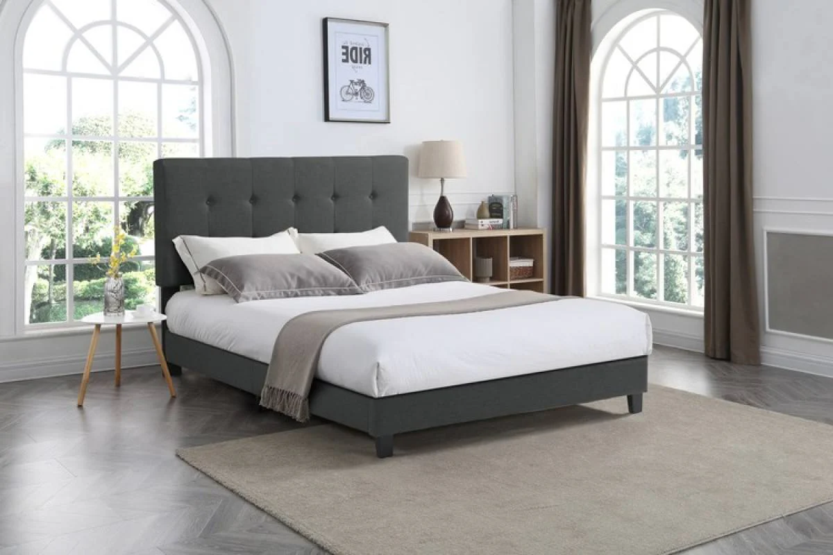 Cabo 3-Piece Queen Bed - Dark Grey - Image 2