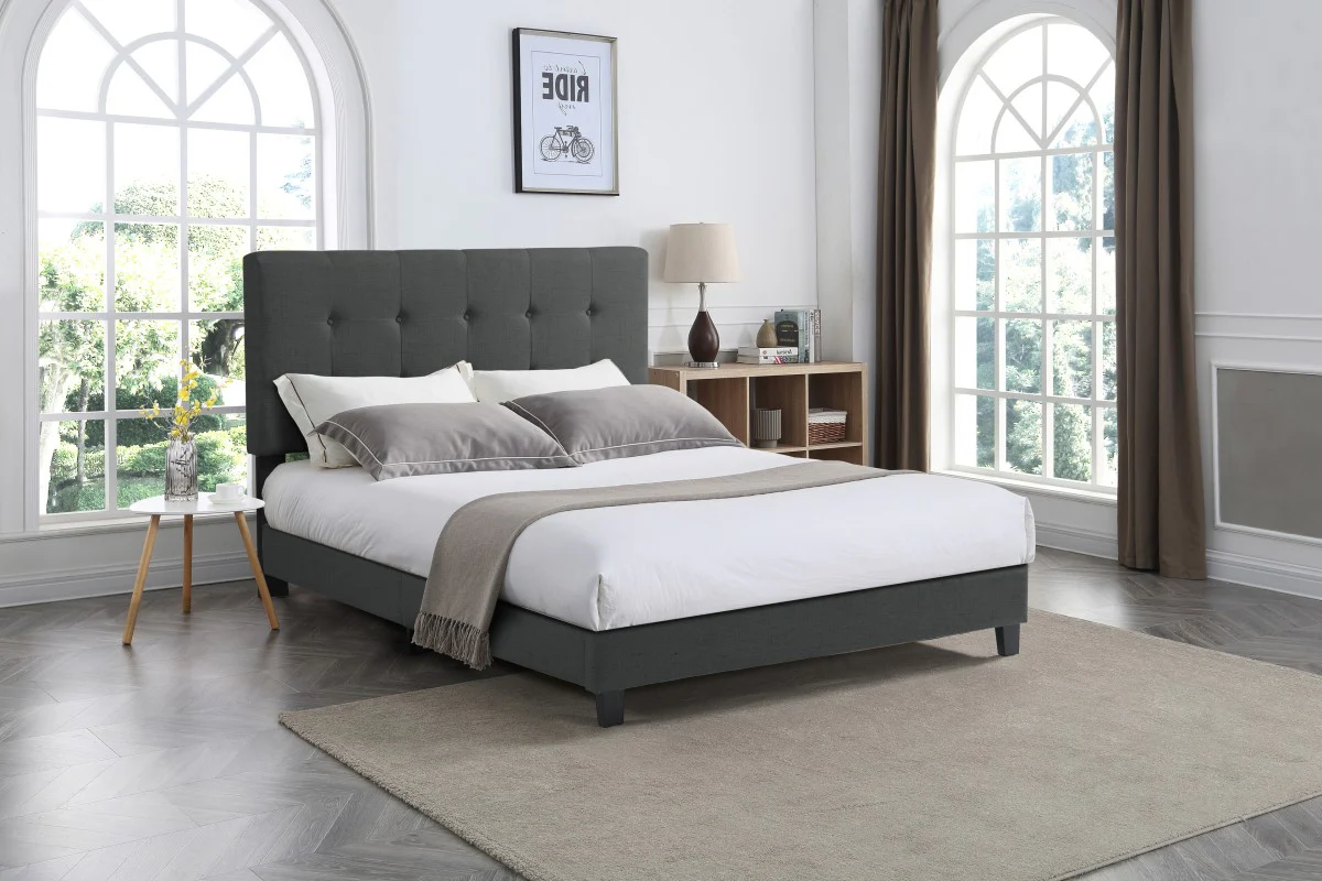 Cabo 3-Piece Twin Bed - Dark Grey - Image 2