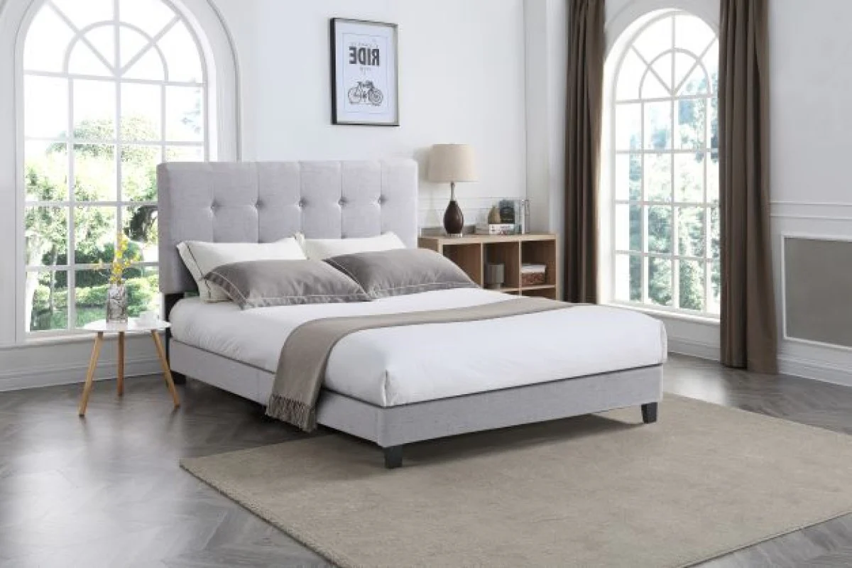 Cabo 3-Piece Twin Bed - Light Grey - Image 2