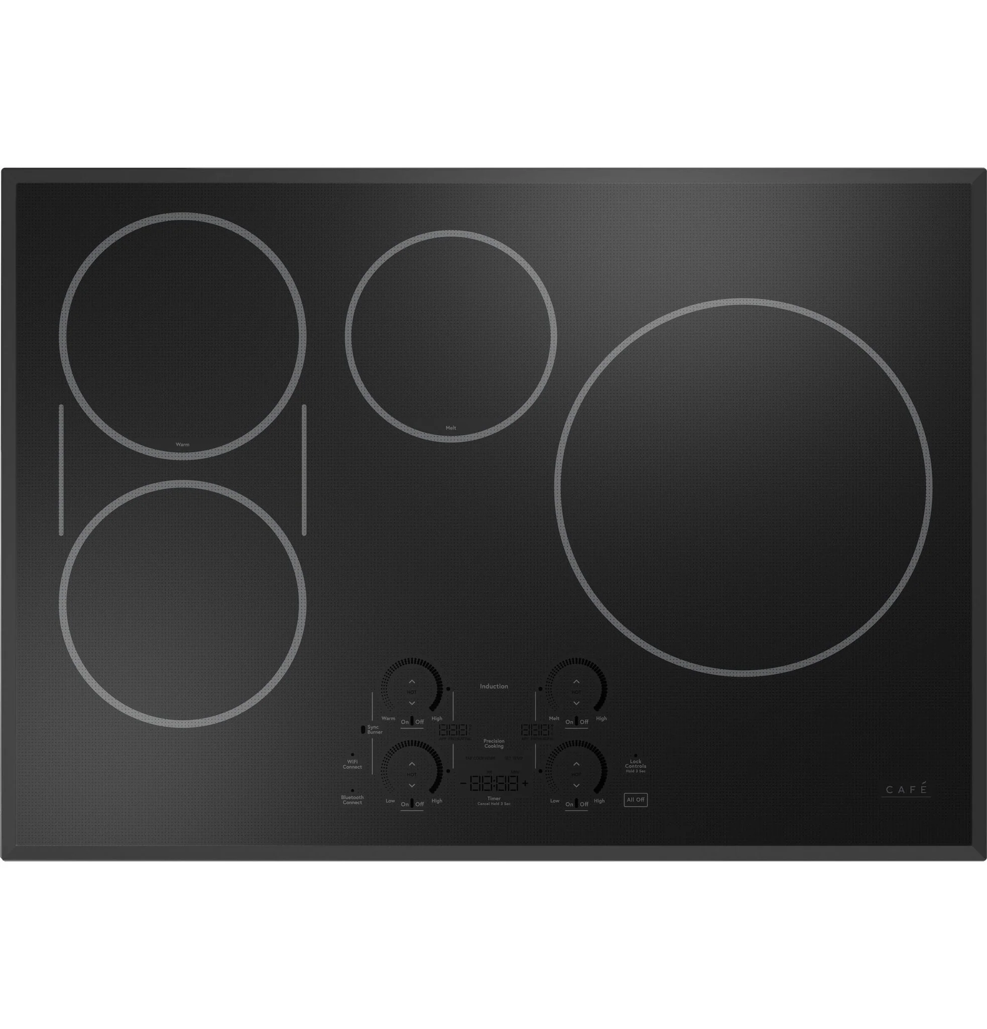 CafĂ© Black 36â Built-In Touch Control Induction Cooktop - CHP90361TBB - Image 2