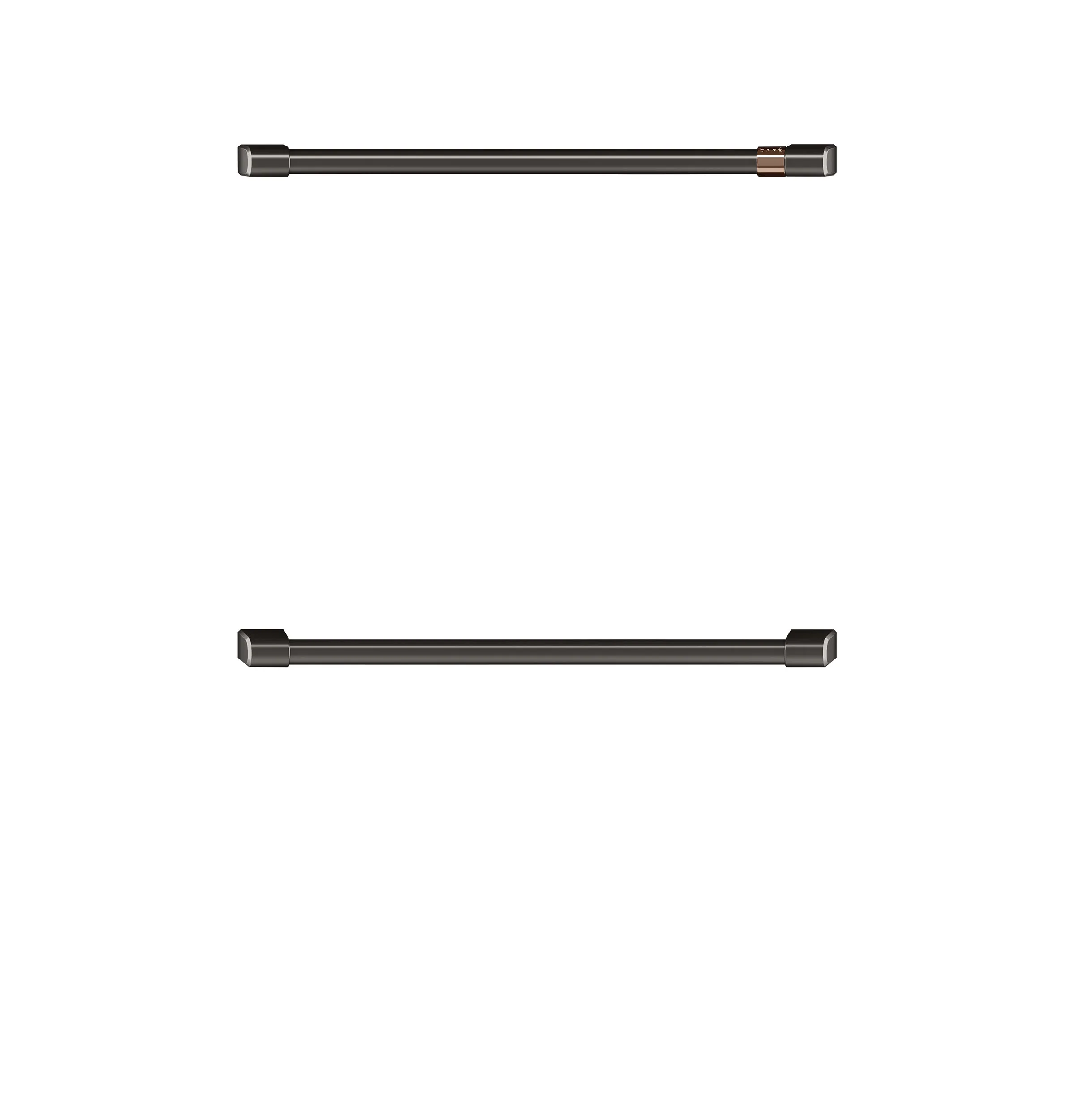 Café⹠Brushed Black 2Pcs. 30" Wall Oven Handle - CXWD0H0PMBT