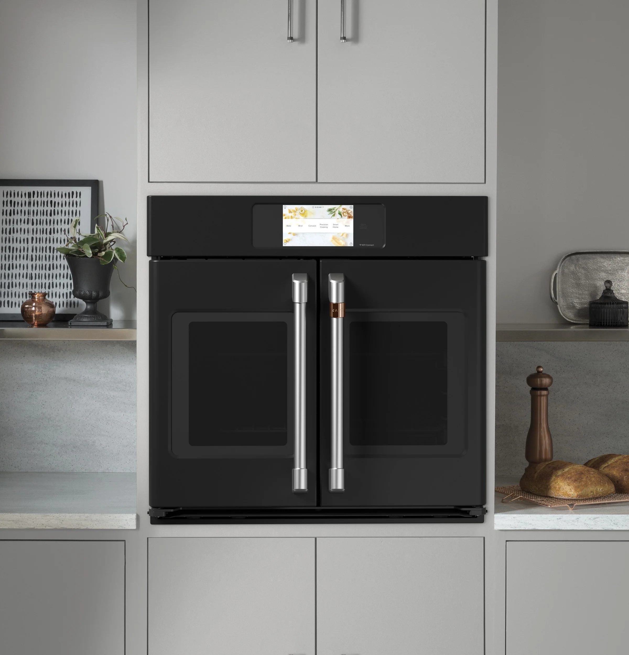 Café Matte Black 30" Built-In French-Door Single Convection Wall Oven (50 Cu.Ft) - CTS90FP3ND1 - Image 4