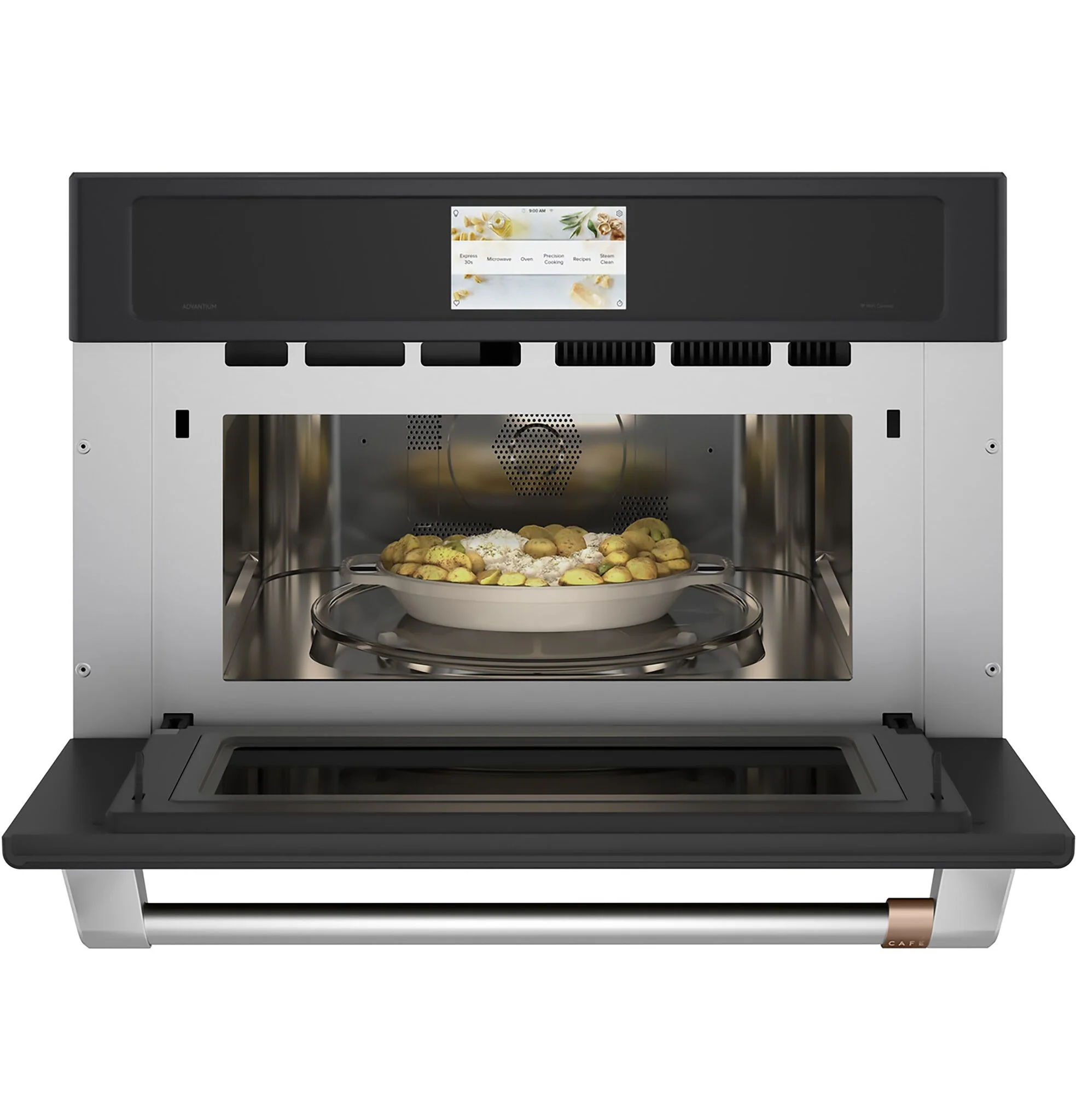Café Matte Black 30'' Smart Five-in-One Wall Oven with 120V AdvantiumŸ Technology - CSB913P3VD1 - Image 3