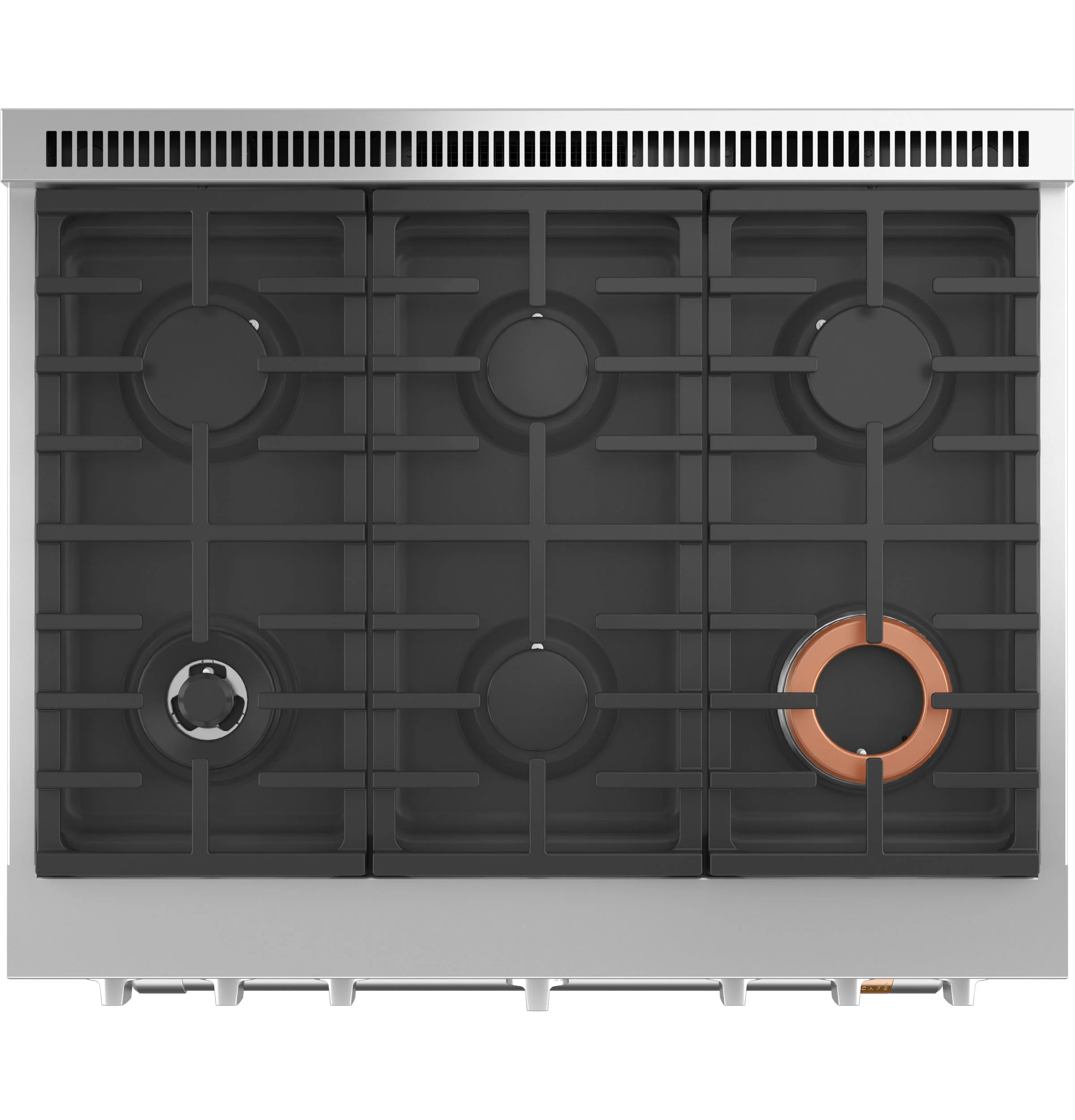 Café Matte Black 36" All-Gas Commercial-Style Smart Range (6.2 Cu.Ft) - CGY366P3TD1 - Image 2