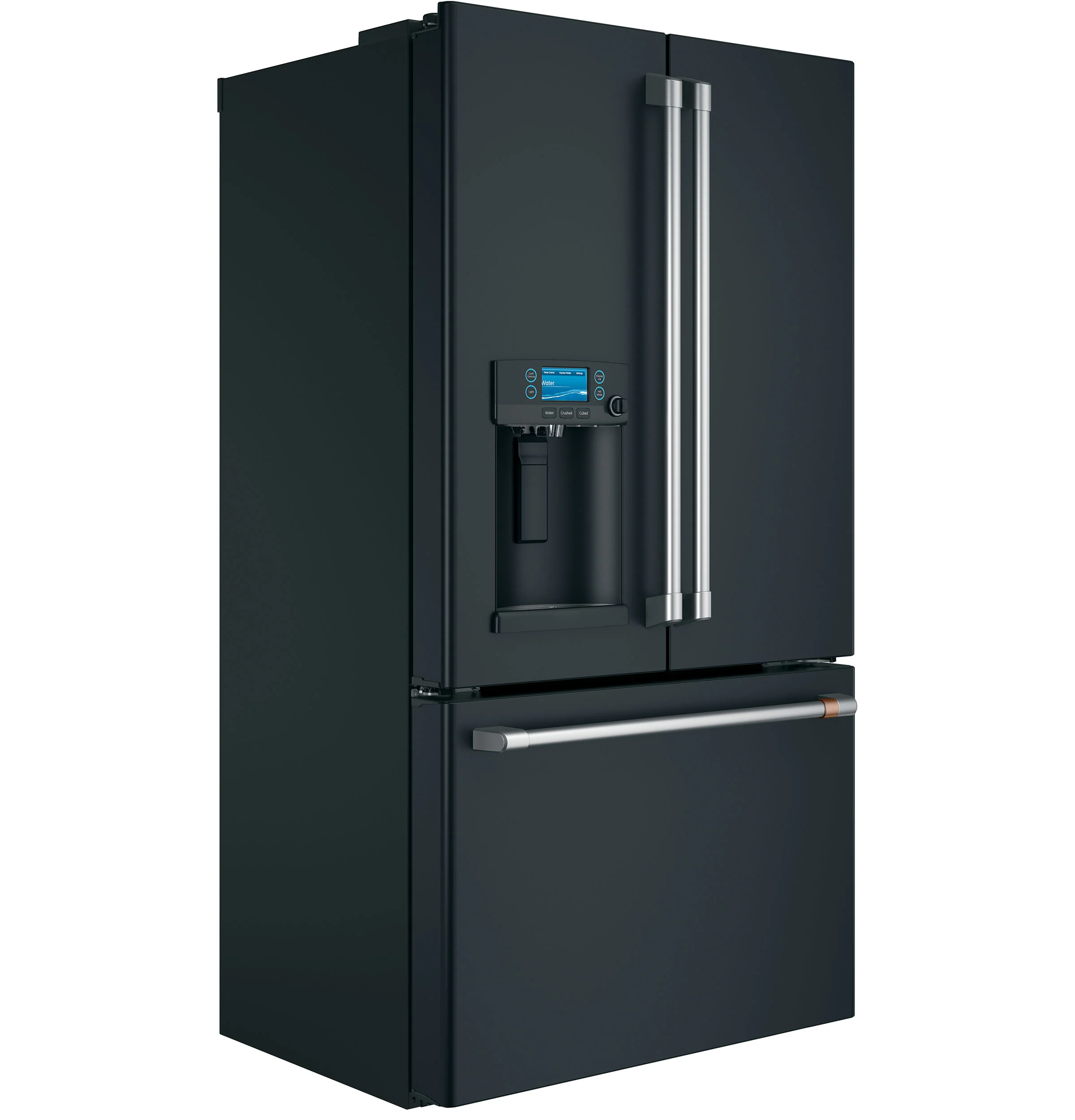 Café 36" 22.2 Cu. Ft. Matte Black Counter-Depth French Door Refrigerator with Hot Water Dispenser - CYE22TP3MD1 - Image 2