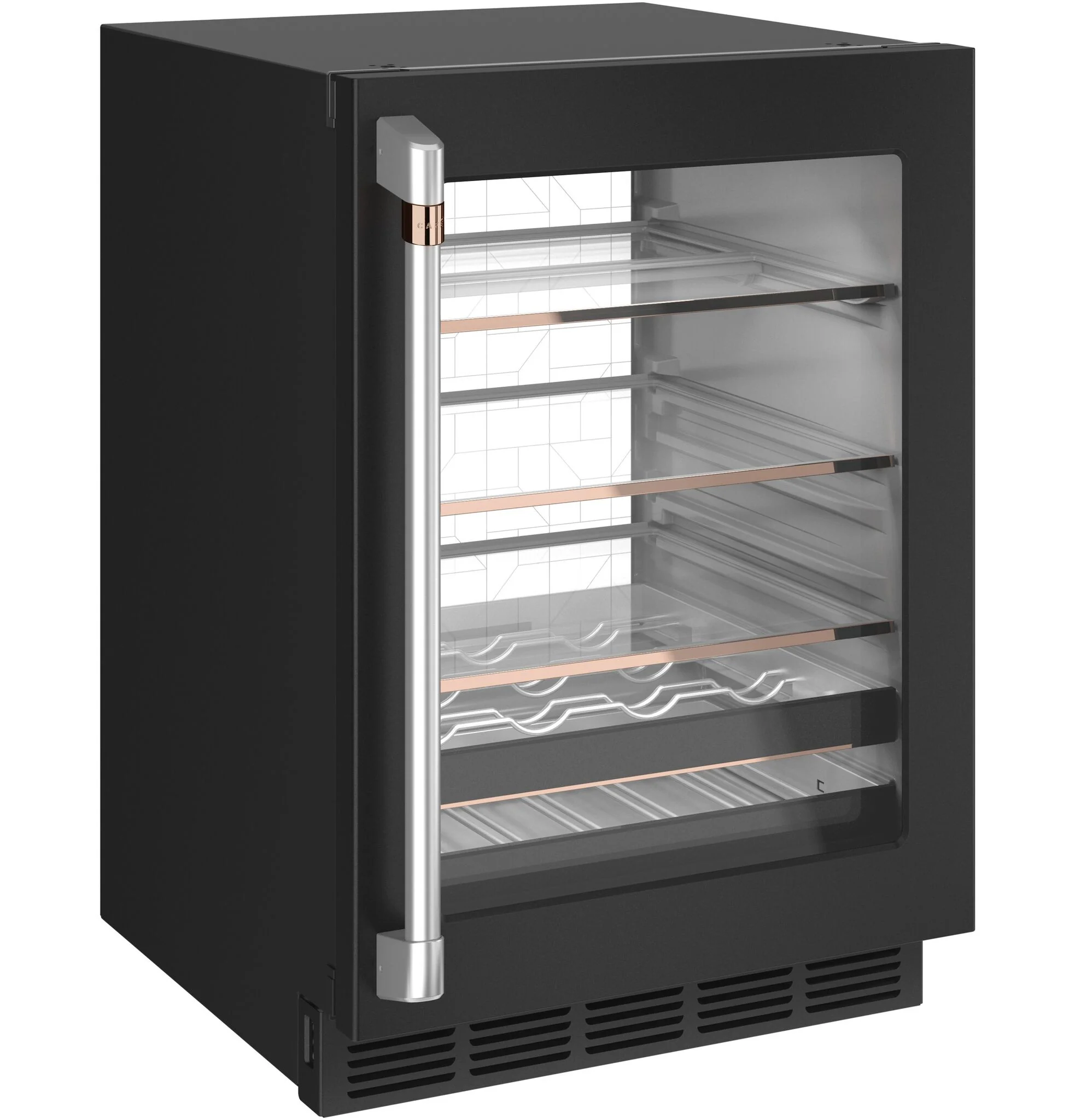 Café Matte Black Beverage Centre (5.1 cu.ft) - CCP06BP3PD1 - Image 5
