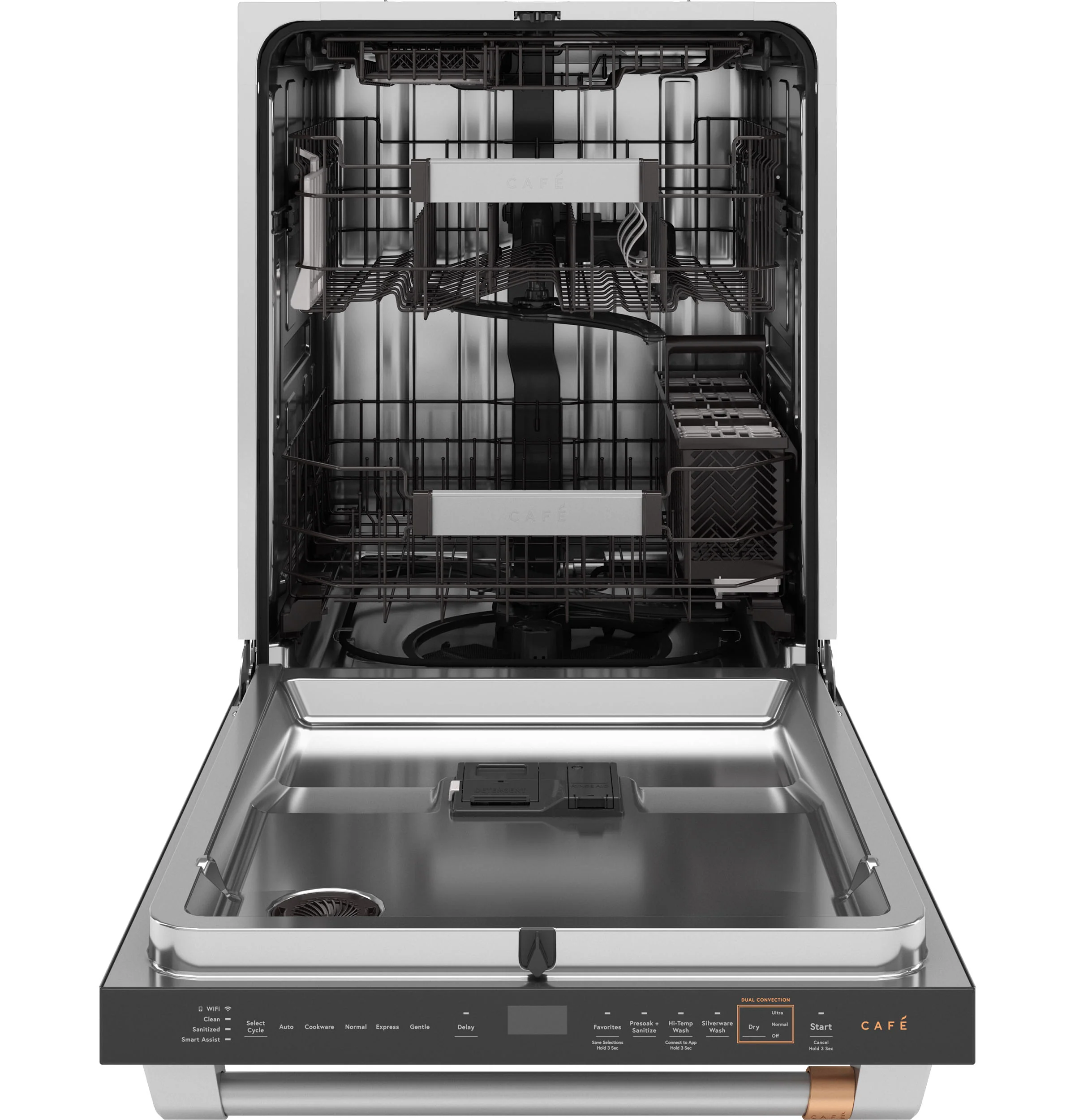 Café Matte Black Dishwasher with Sanitize and UltraWash (39 dBA) - CDT888P3VD1 - Image 2
