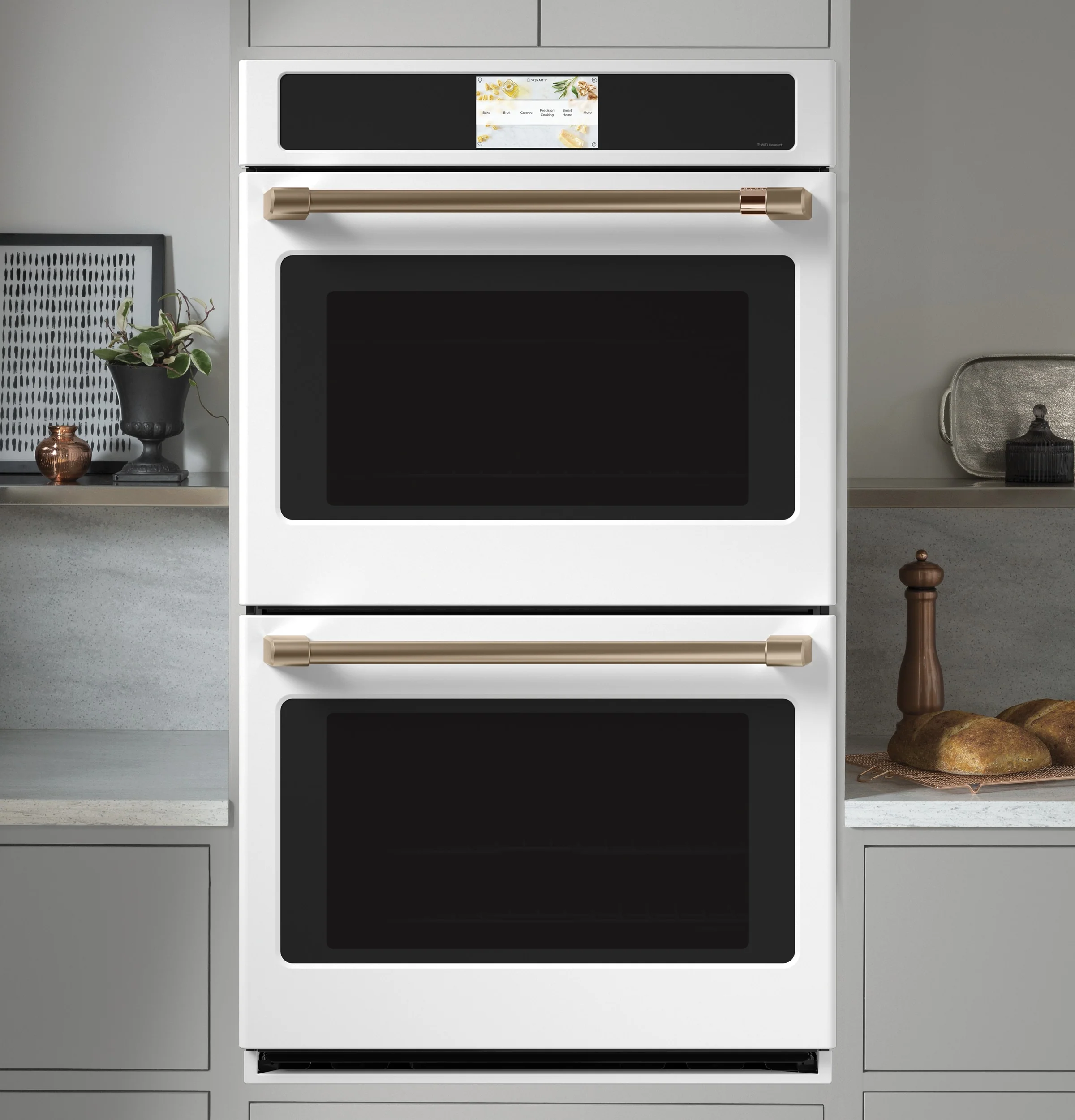 Café Matte White 30" Built-In Convection Double Wall Oven (10 Cu.Ft) - CTD90DP4NW2 - Image 4
