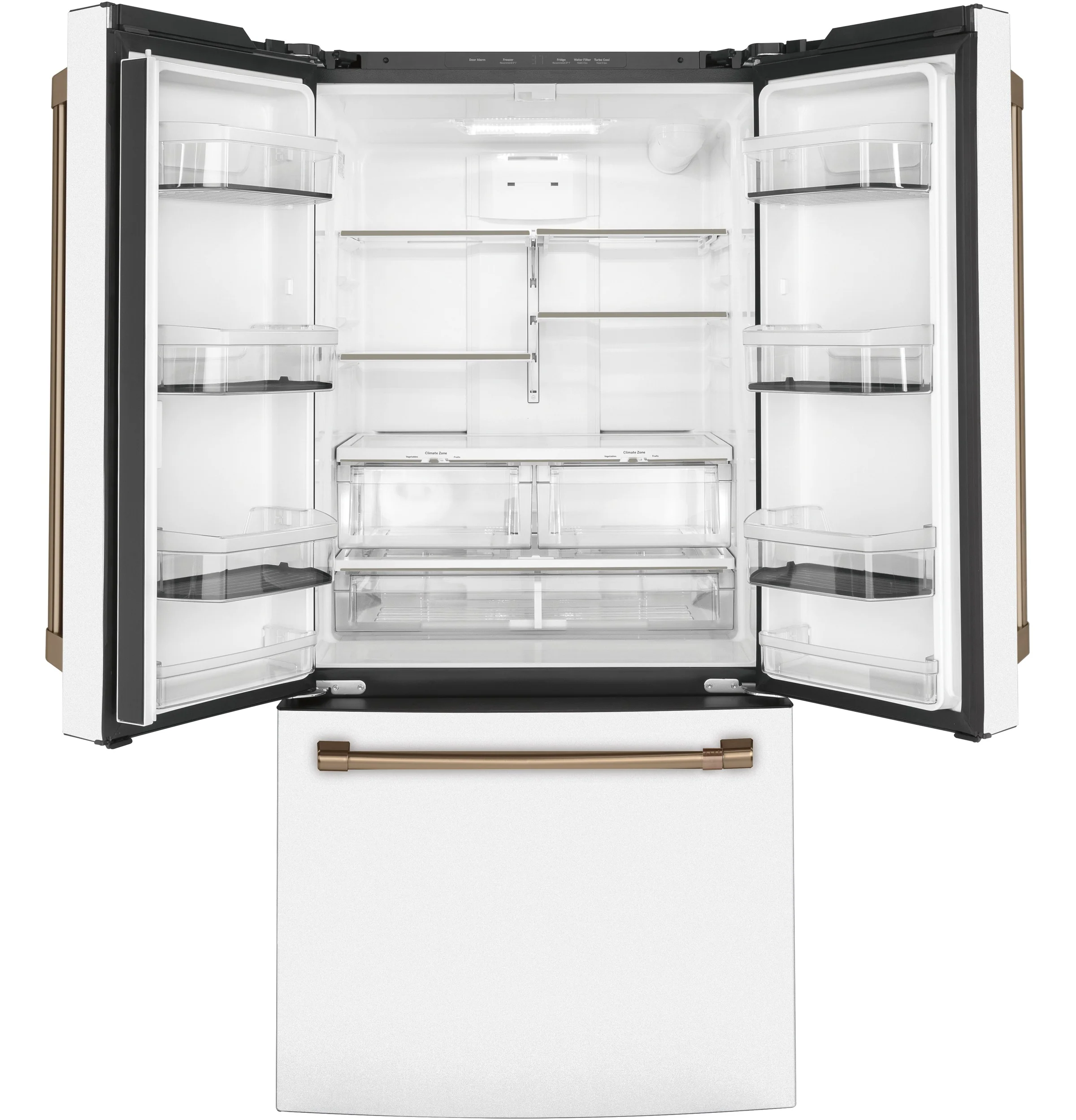 Café 33" 18.6 Cu. Ft. Matte White Counter-Depth French Door Refrigerator - CWE19SP4NW2 - Image 2