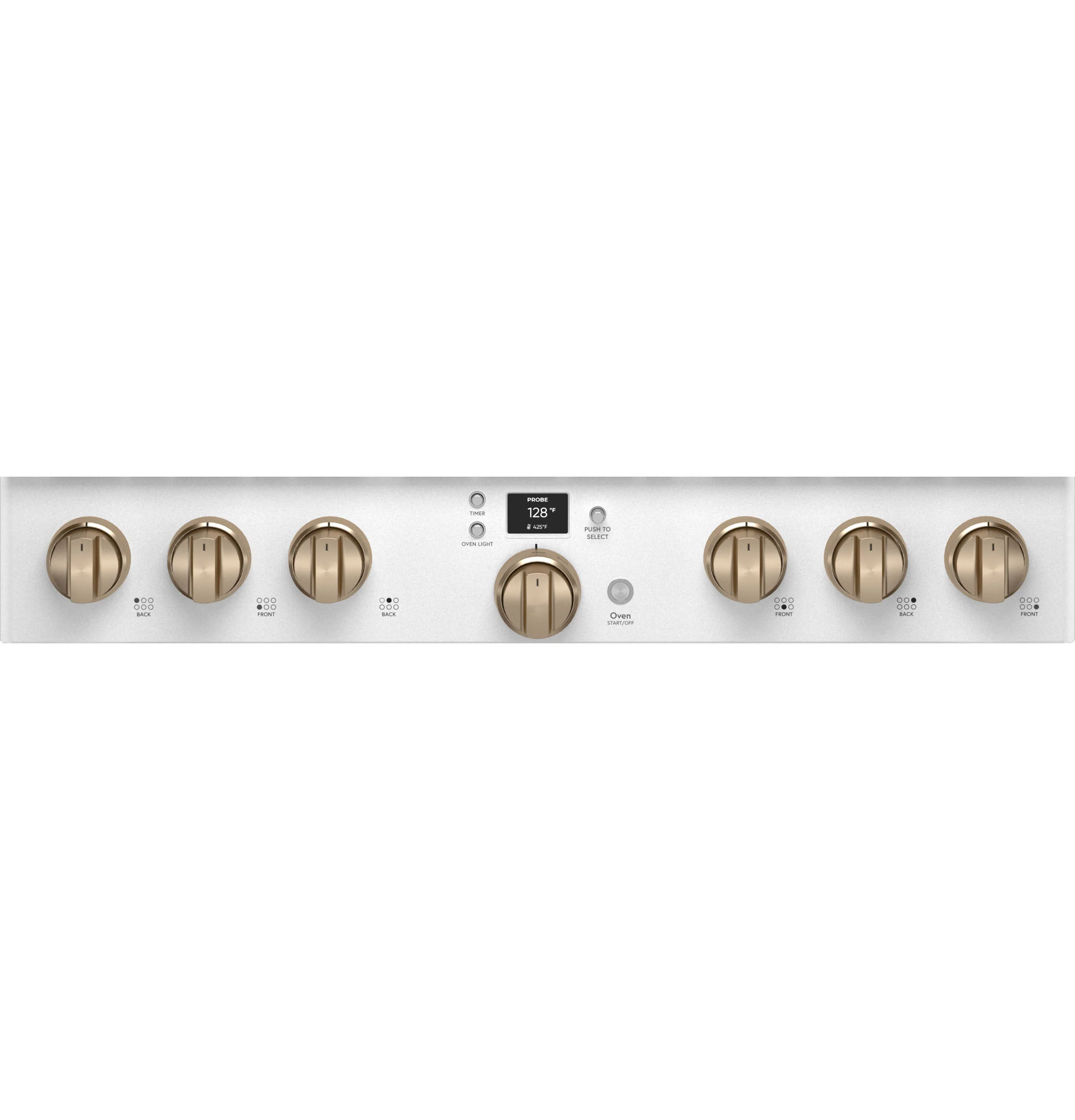 Café Matte White 36" Commercial-Style 6-Burner Dual-Fuel Smart Range with Air Fry (5.75 Cu.Ft) - C2Y366P4TW2 - Image 4