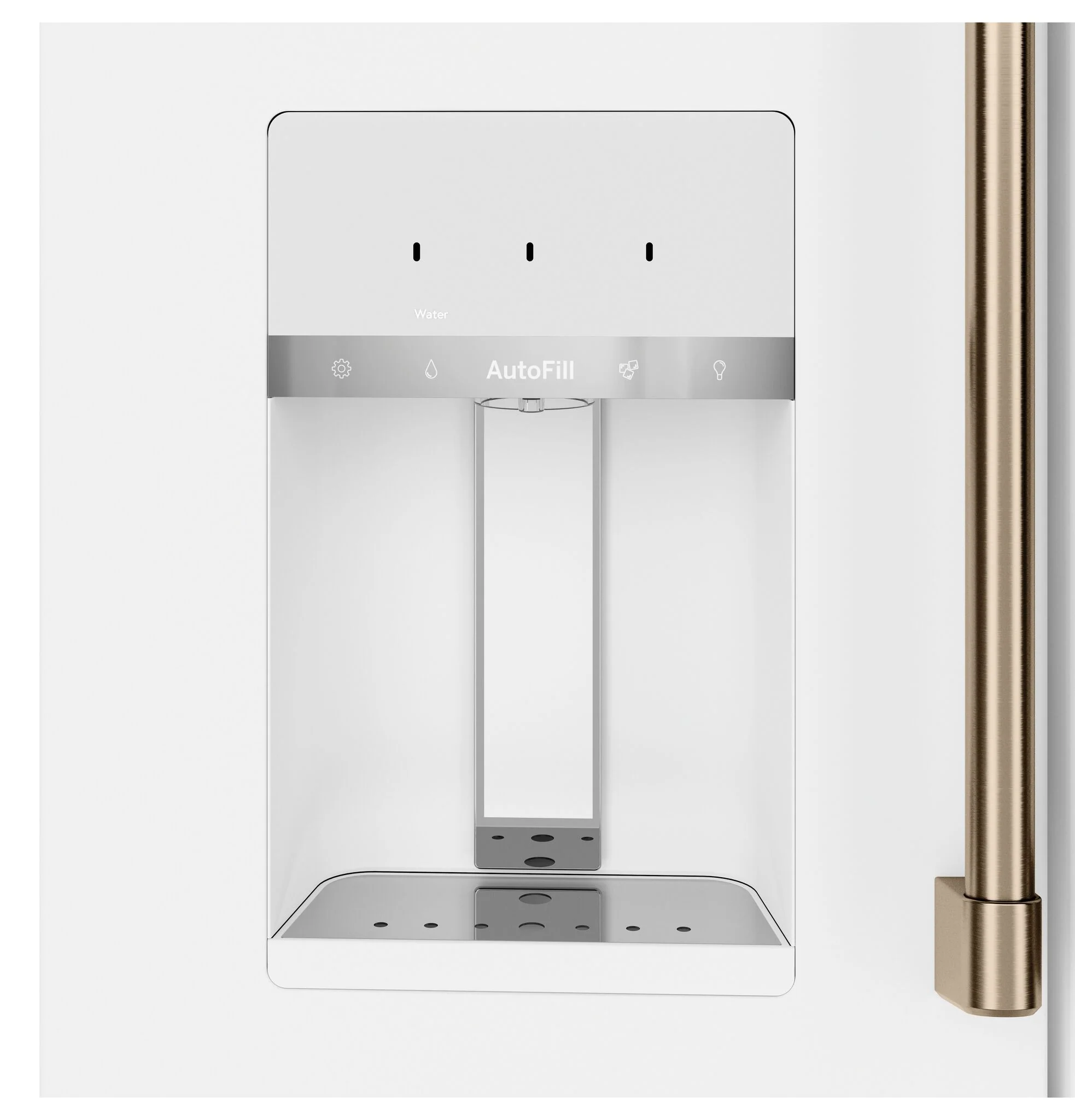 Café 35.75" 22.3 Cu. Ft. Matte White Smart Counter-Depth 4-Door French Door Refrigerator - CXE22DP4PW2 - Image 6