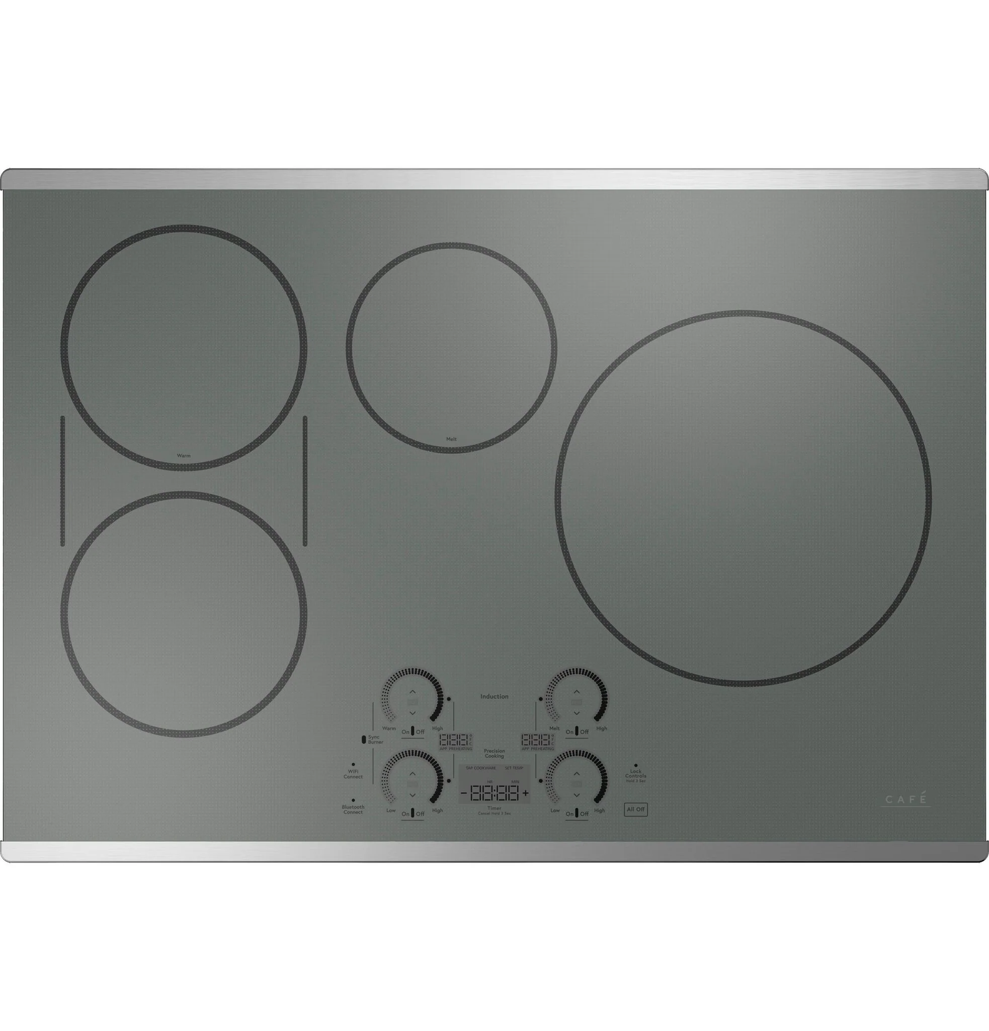 Café Stainless Steel 30" Built-in Touch Control Induction Cooktop - CHP90302TSS - Image 2