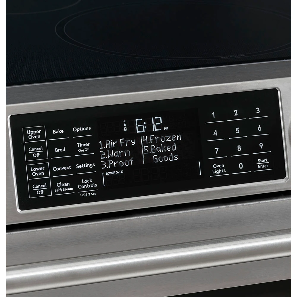 Café Stainless Steel 30" Electric Double Oven Range with Built-in Wifi and No-Preheat Air Fry (6.7 Cu. Ft) - CCES750P2MS1 - Image 5