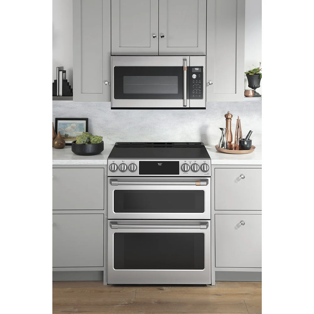 Café Stainless Steel 30" Electric Double Oven Range with Built-in Wifi and No-Preheat Air Fry (6.7 Cu. Ft) - CCES750P2MS1 - Image 7