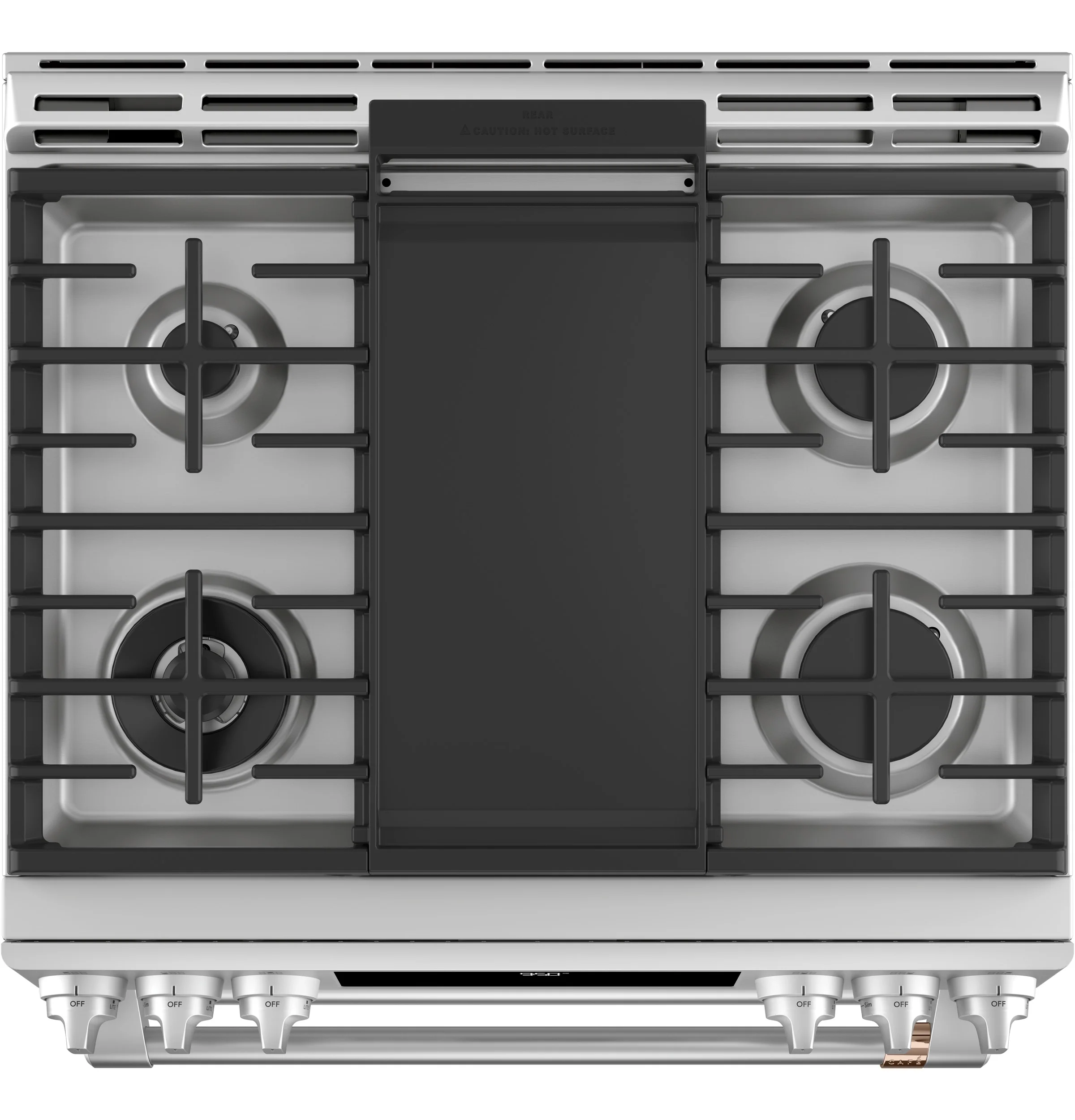 Café™ Stainless Steel 30" Slide-In Front Control Dual-Fuel Double Oven with Convection Range and Air Fry (6.7 Cu.Ft) - CC2S950P2MS1 - Image 2