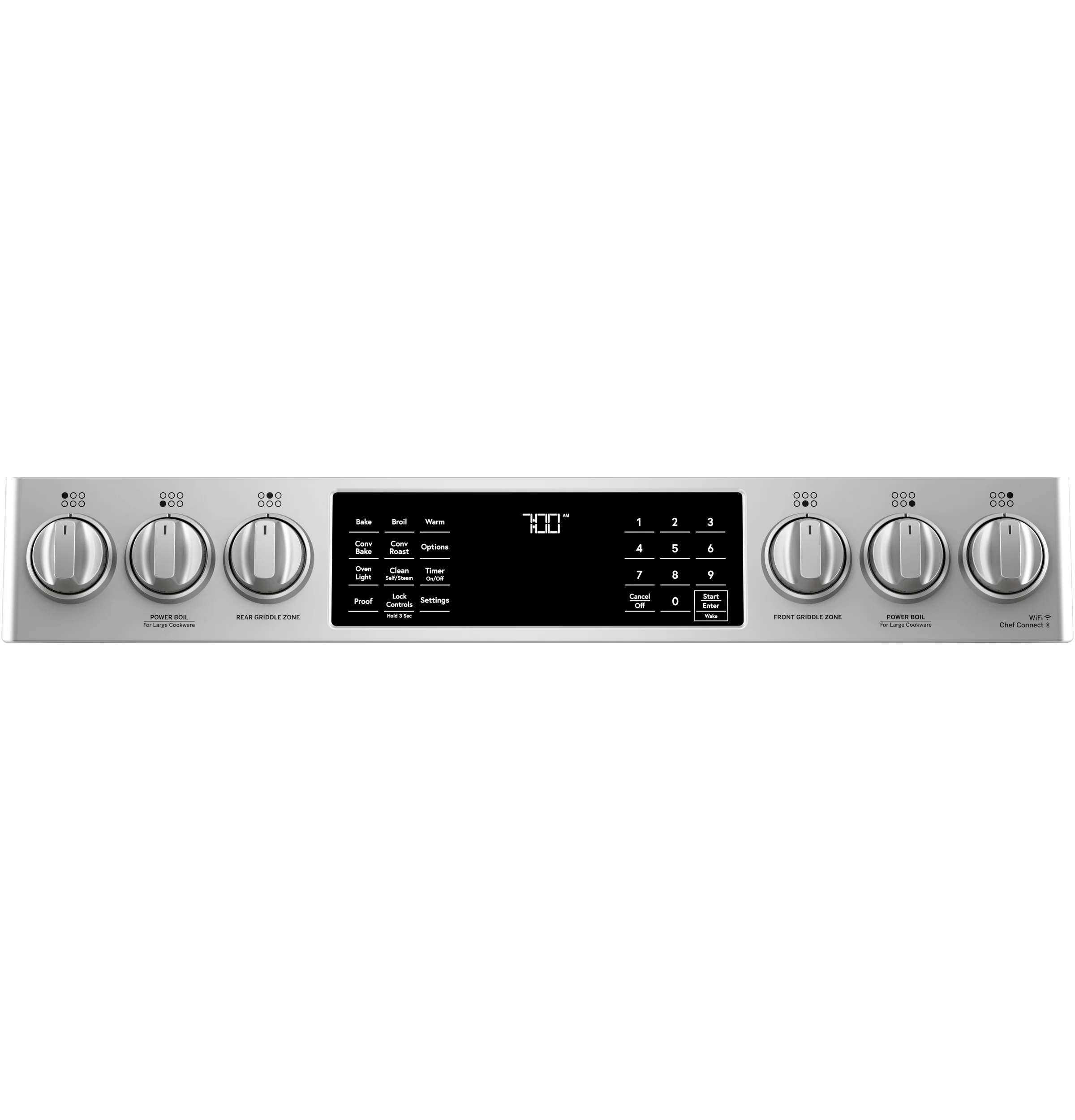 Café™ Stainless Steel 30" Slide-In Front Control Gas Oven with Convection Range and Air Fry (5.6 Cu.Ft) - CCGS700P2MS1 - Image 4