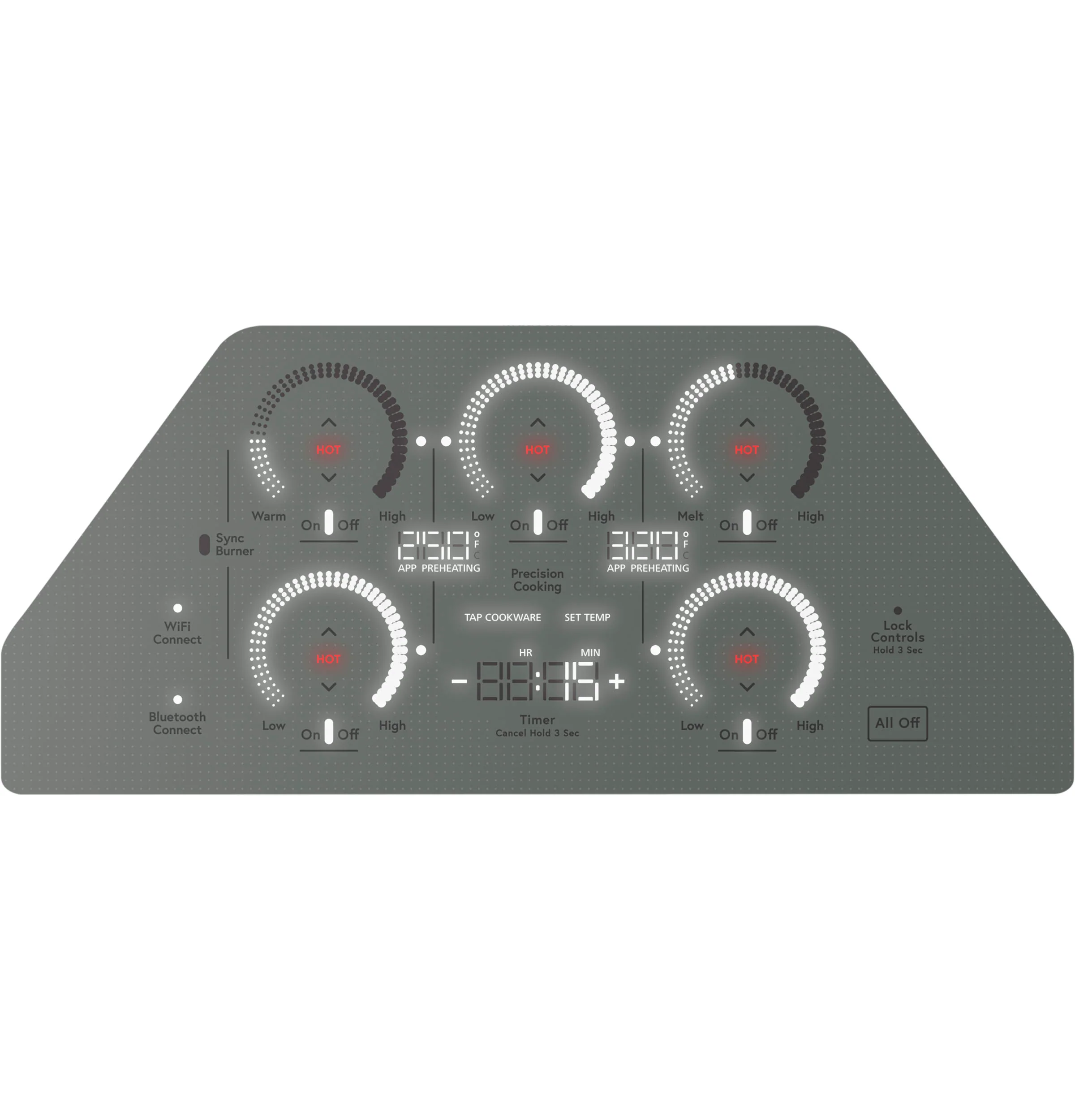 Café Stainless Steel 36" Built-In Touch Control Induction Cooktop - CHP90362TSS - Image 3