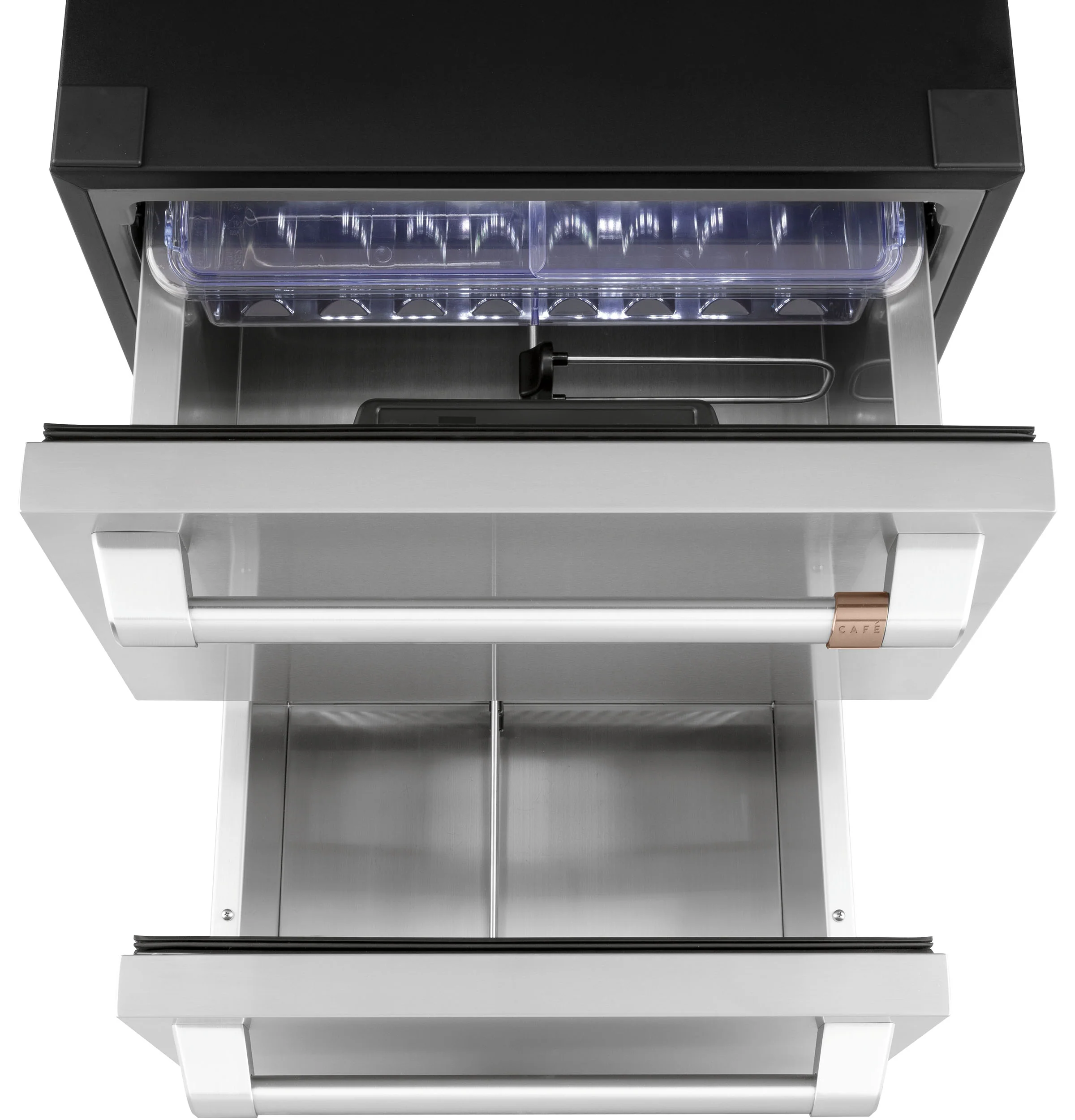 Café Stainless Steel Built-In Dual-Drawer Refrigerator (5.7 Cu.Ft) - CDE06RP2NS1 - Image 2