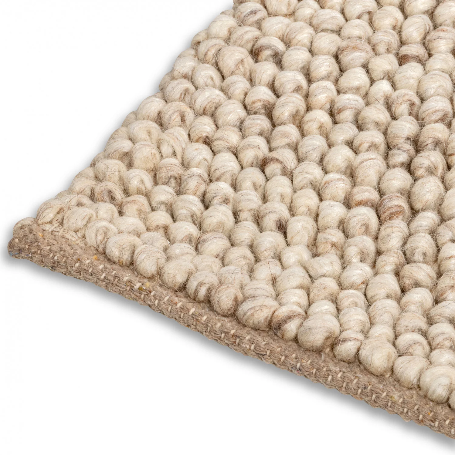 Calabria Pebbles Rug - 5' x 8' - Beige/Brown - Image 3