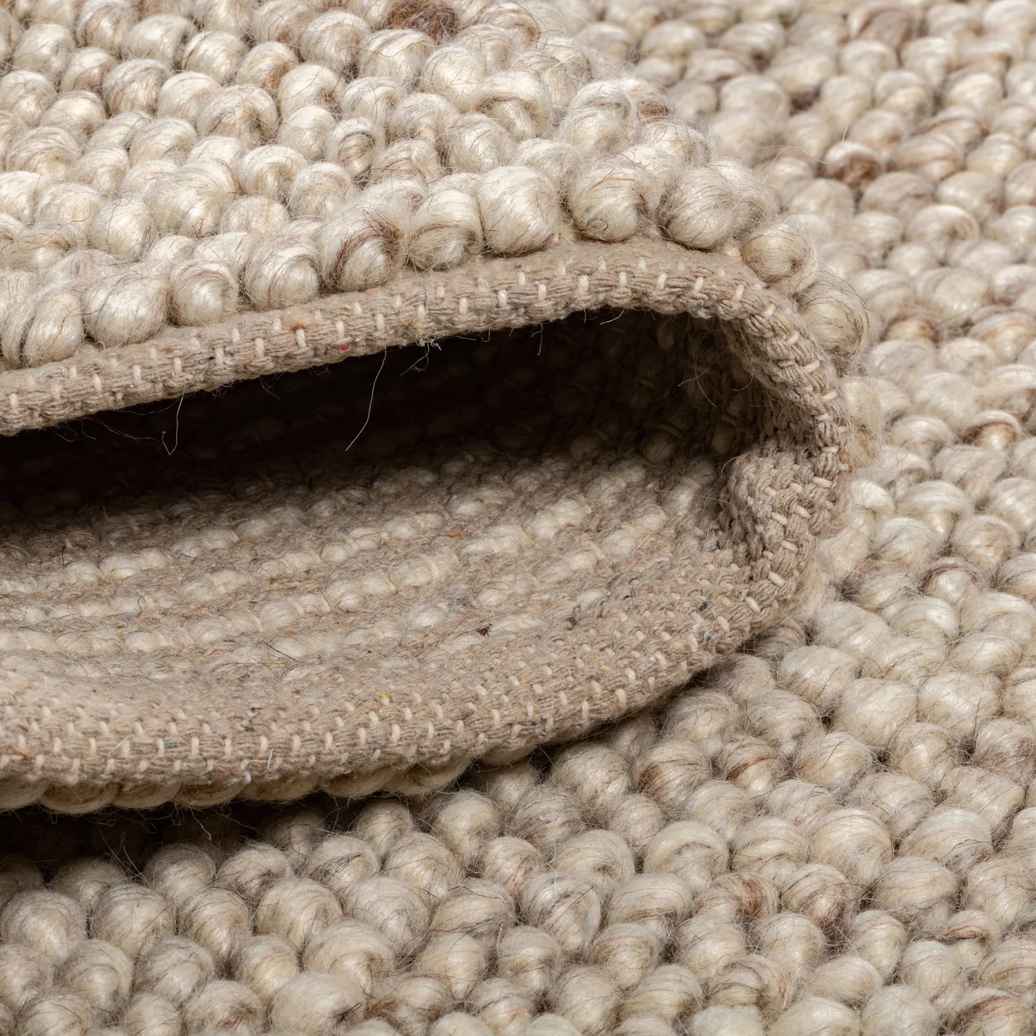 Calabria Pebbles Rug - 5' x 8' - Beige/Brown - Image 4