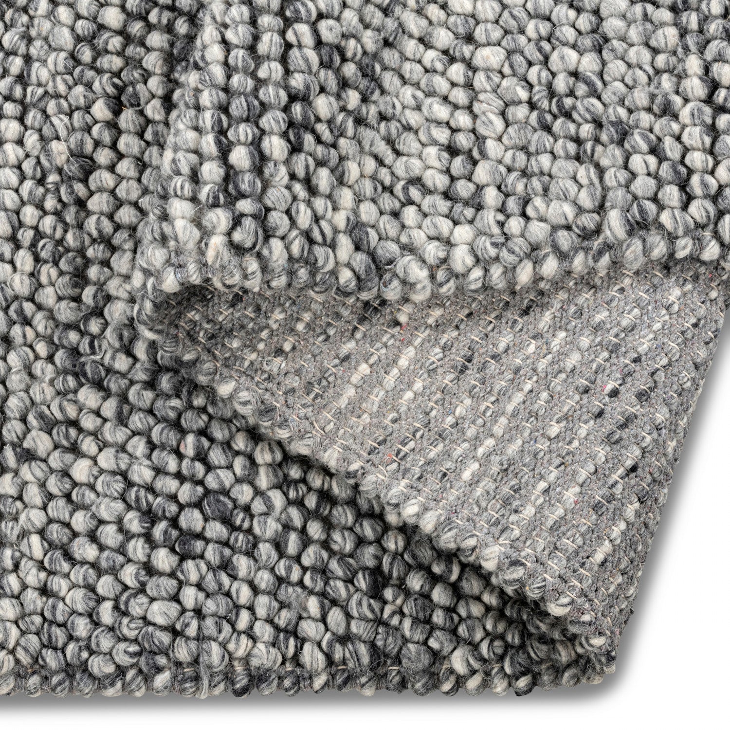 Calabria Pebbles Rug - 5' x 8' - Grey/Charcoal - Image 2
