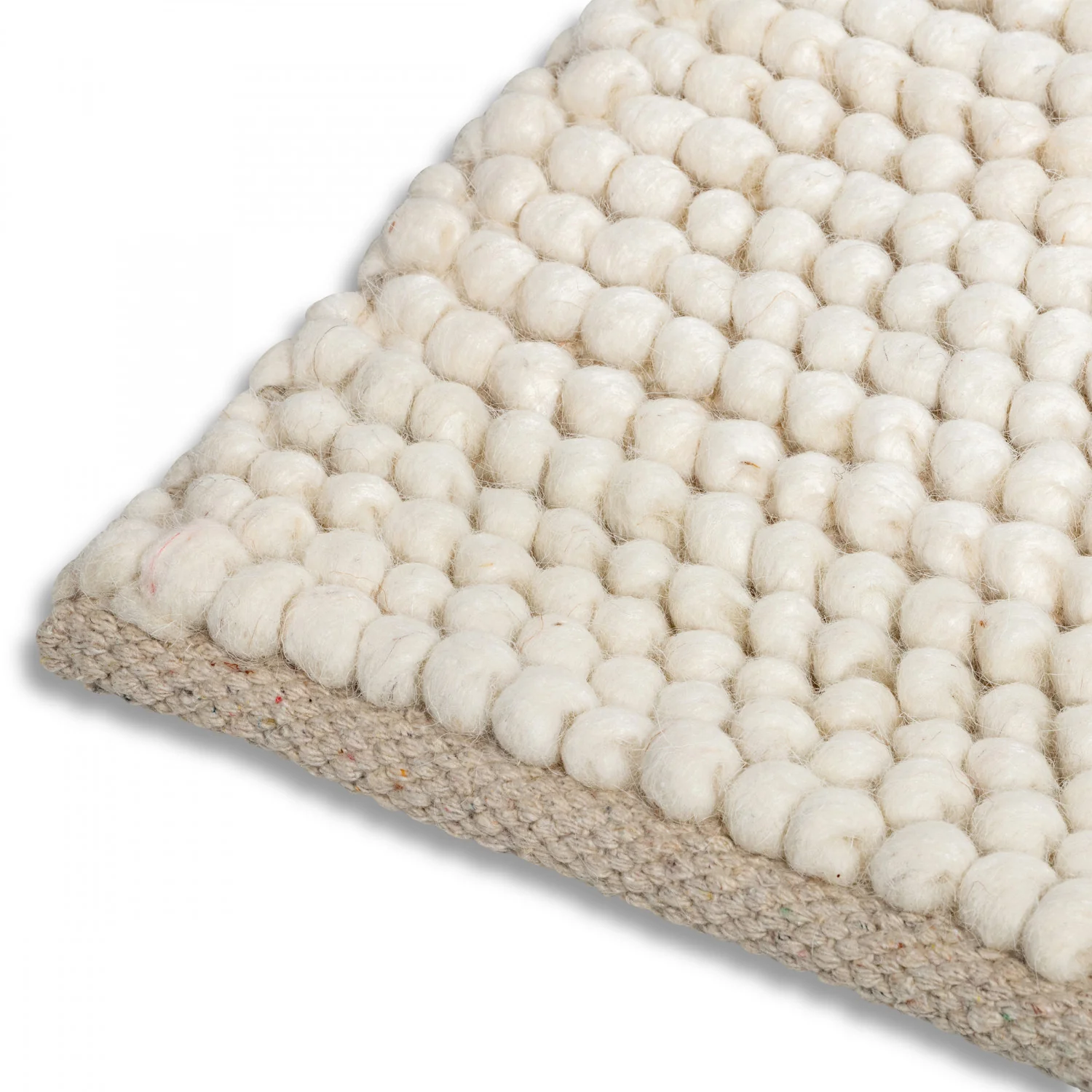 Calabria Pebbles Rug - 9' x 12' - Almond Cream - Image 3