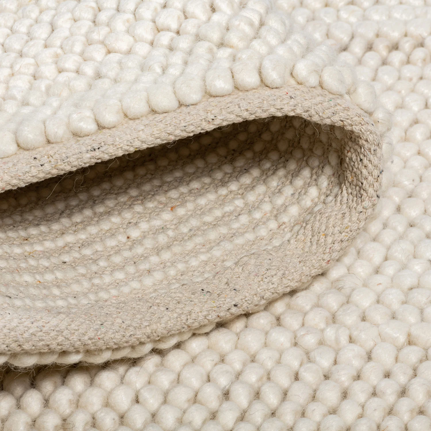 Calabria Pebbles Rug - 9' x 12' - Almond Cream - Image 4
