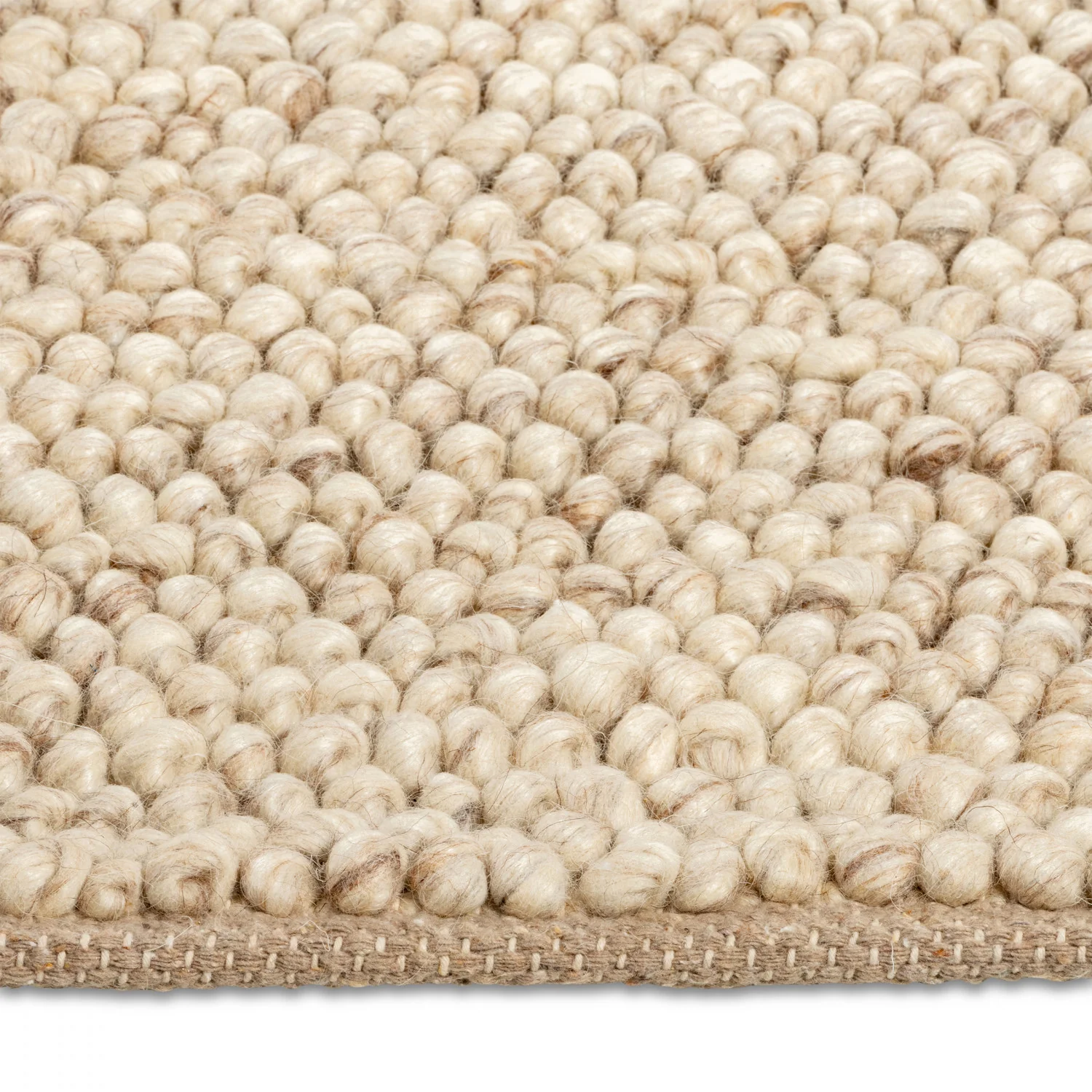 Calabria Pebbles Rug - 9' x 12' - Beige/Brown - Image 2