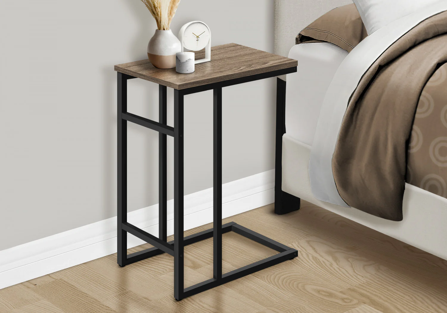 Calen Side Table - Taupe - Image 12