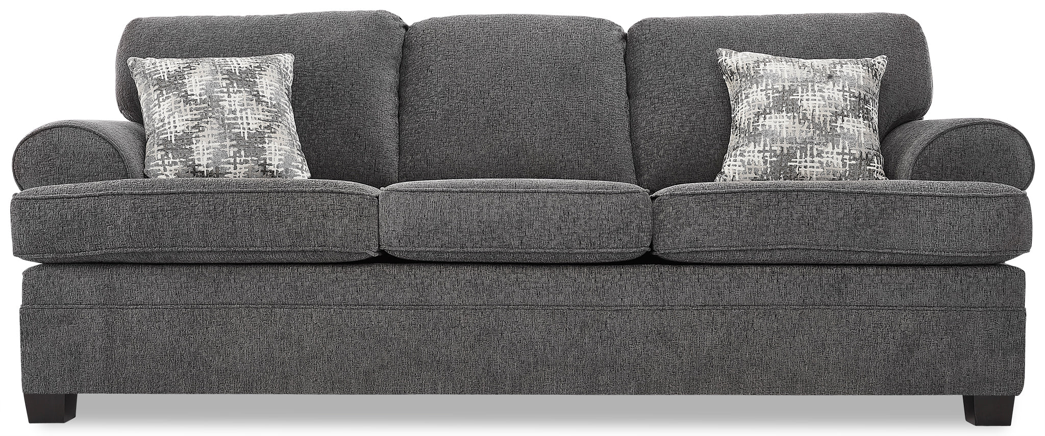 Calliope Sofa, Loveseat and Chair Set - Smoke - Image 2