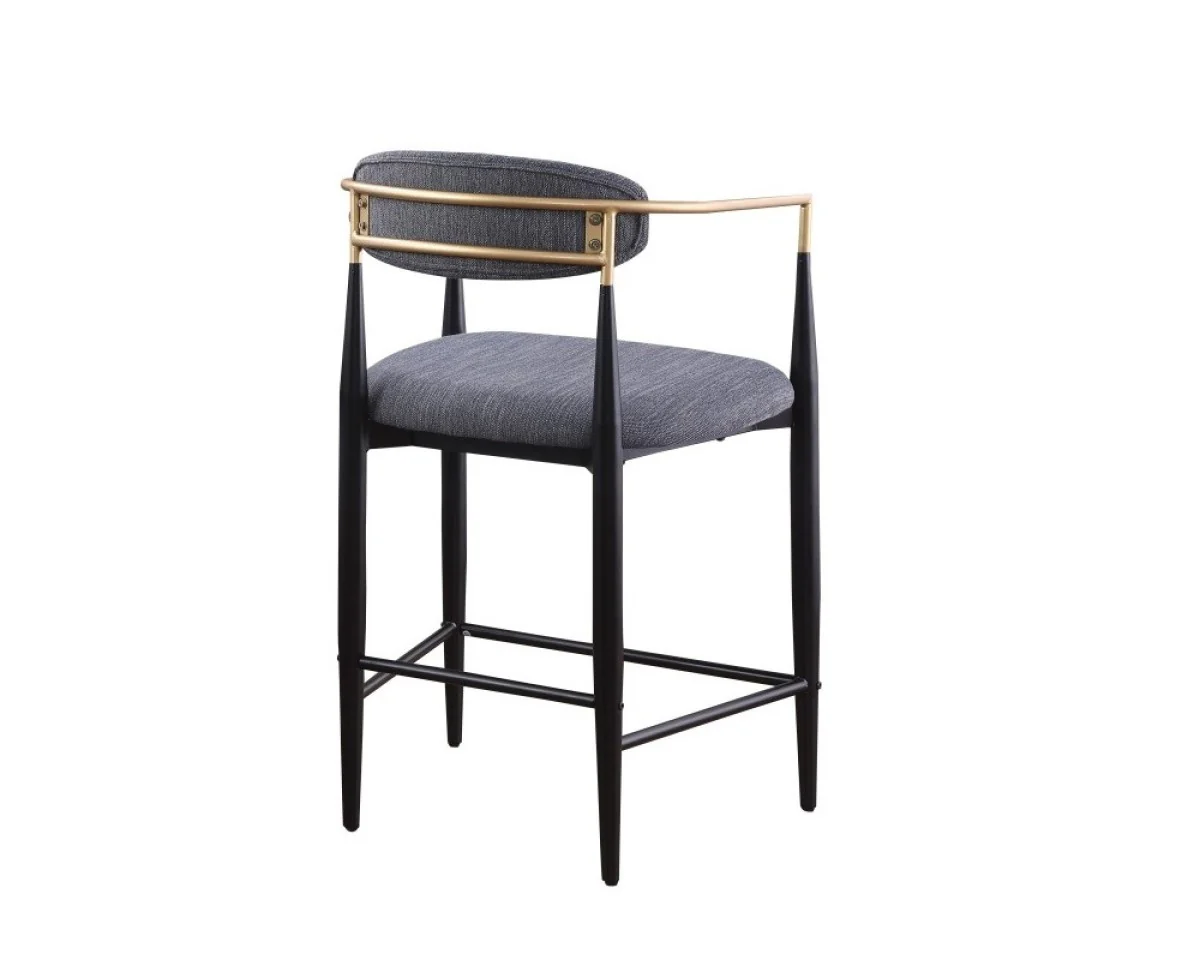 Callum Counter Stool - Grey - Set of Two - Image 4