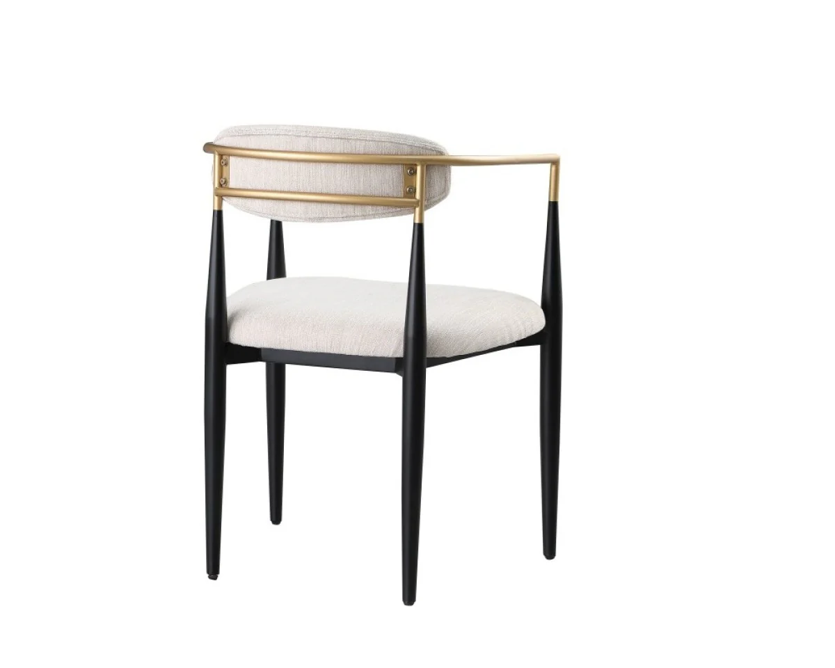 Callum Dining Chair - Beige - Set of Two - Image 4