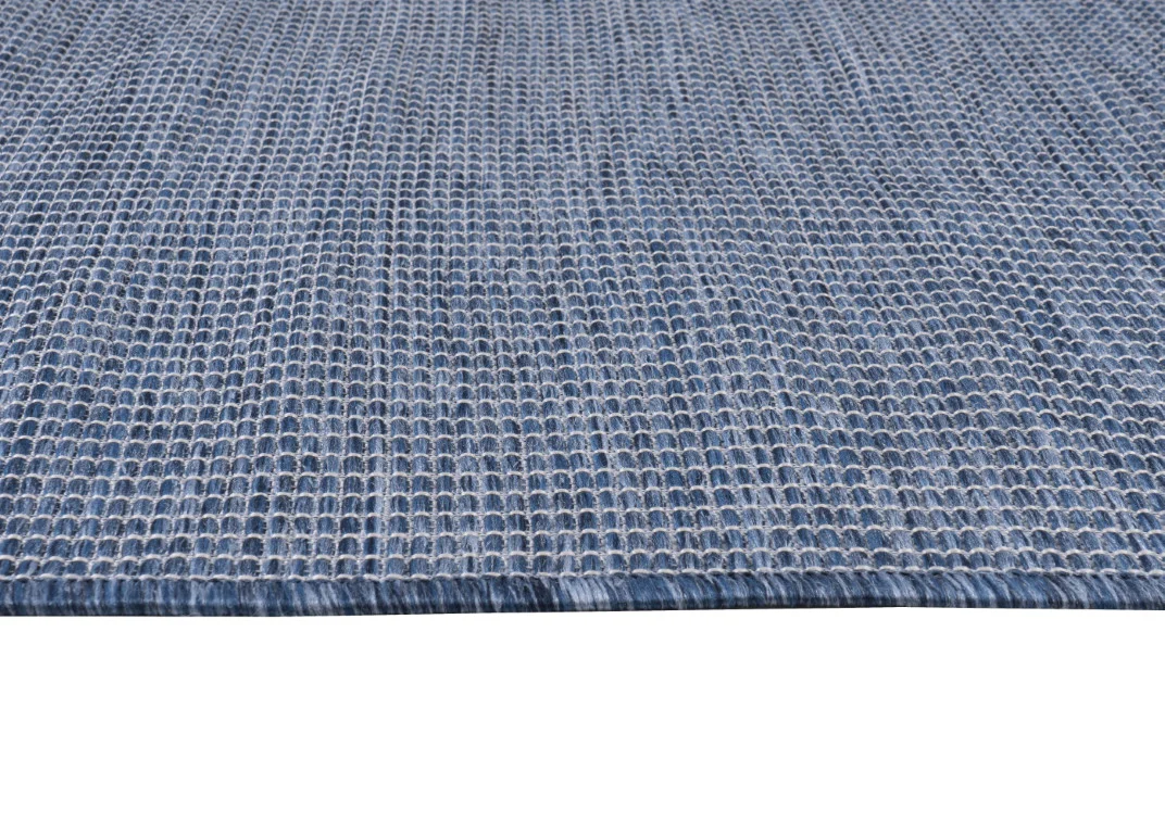 Calypso Crosshatch Outdoor Rug - 8' x 10' - Blue - Image 2