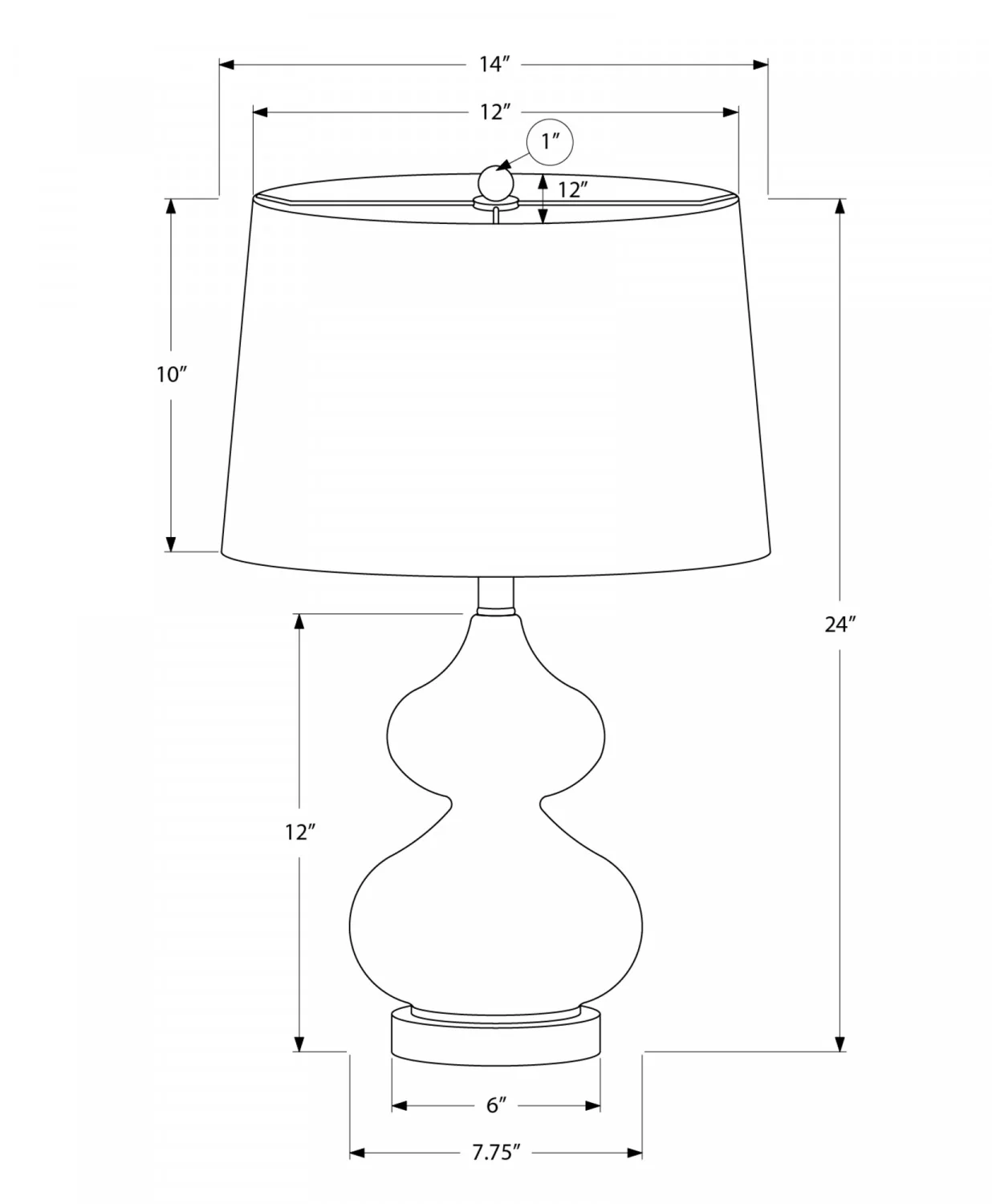 Camden Table Lamp - Green - Image 3