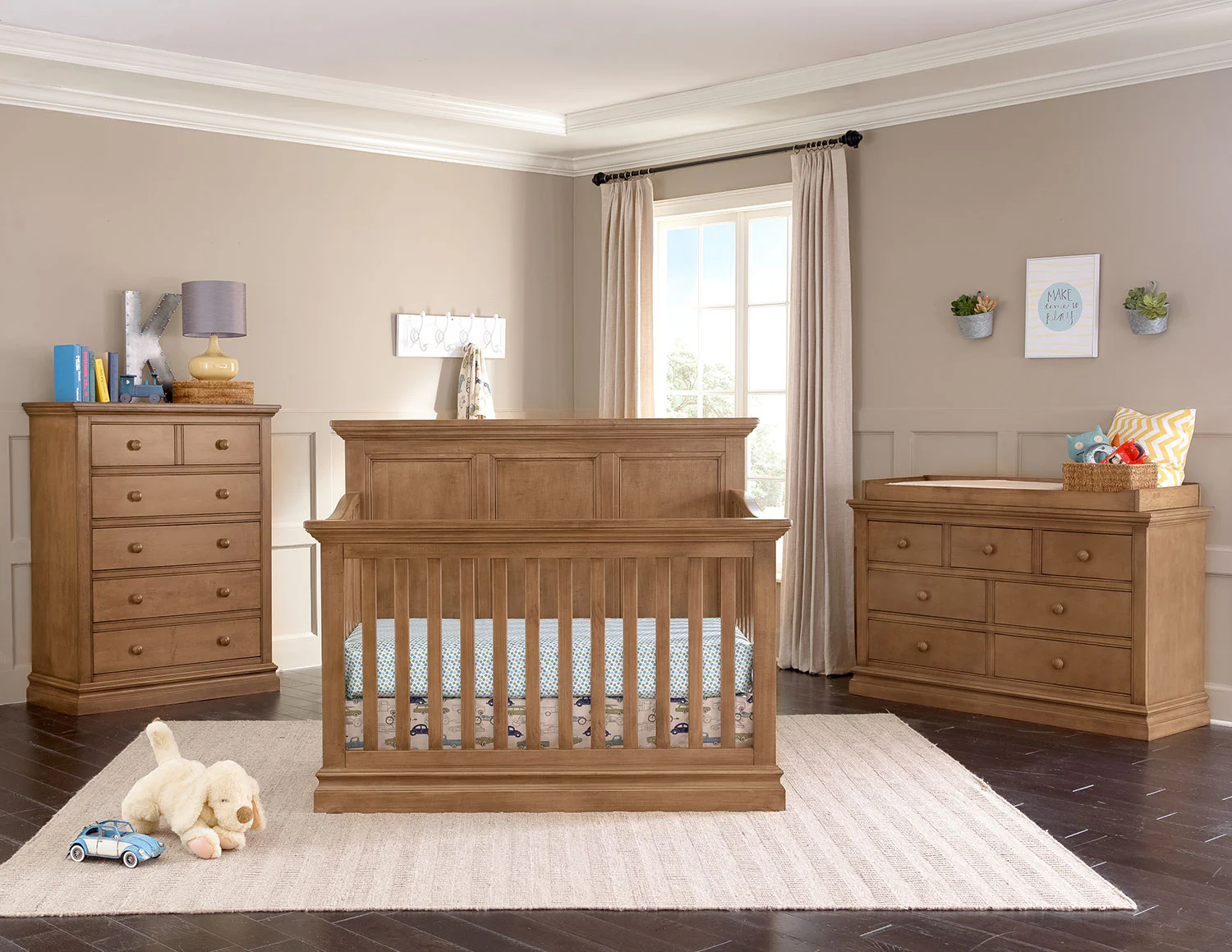 Cameron Convertible Panel Crib - Cashew - Image 2