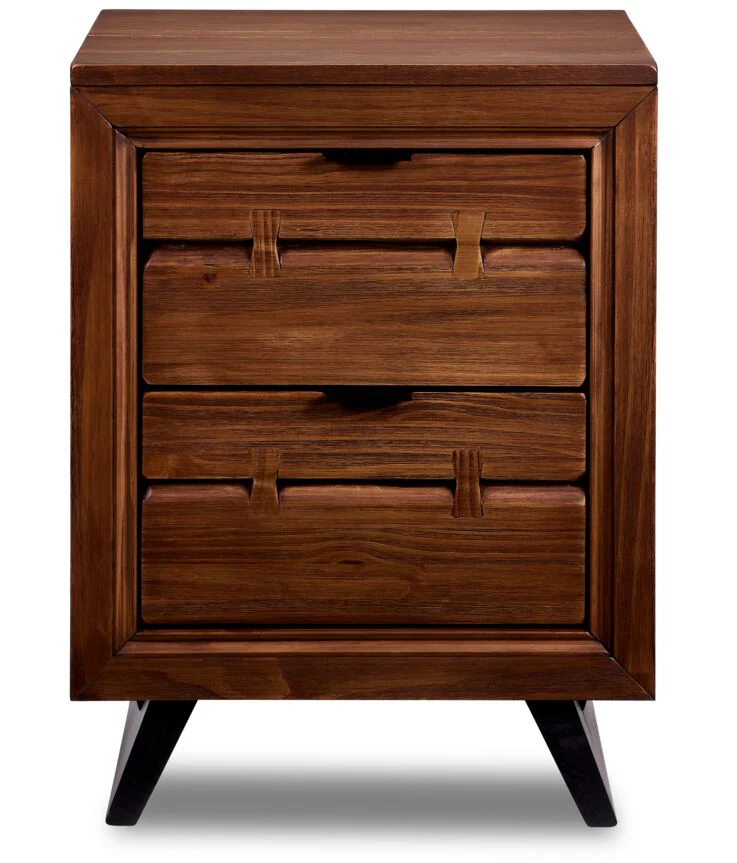 Camila Night Table - Rustic Brown - Image 2