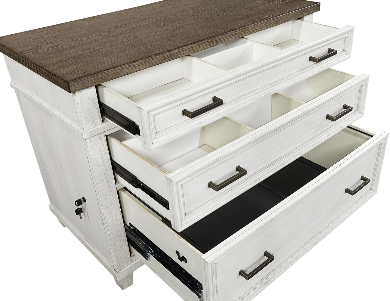 Caraway Lateral File Cabinet - Aged Ivory - Image 3