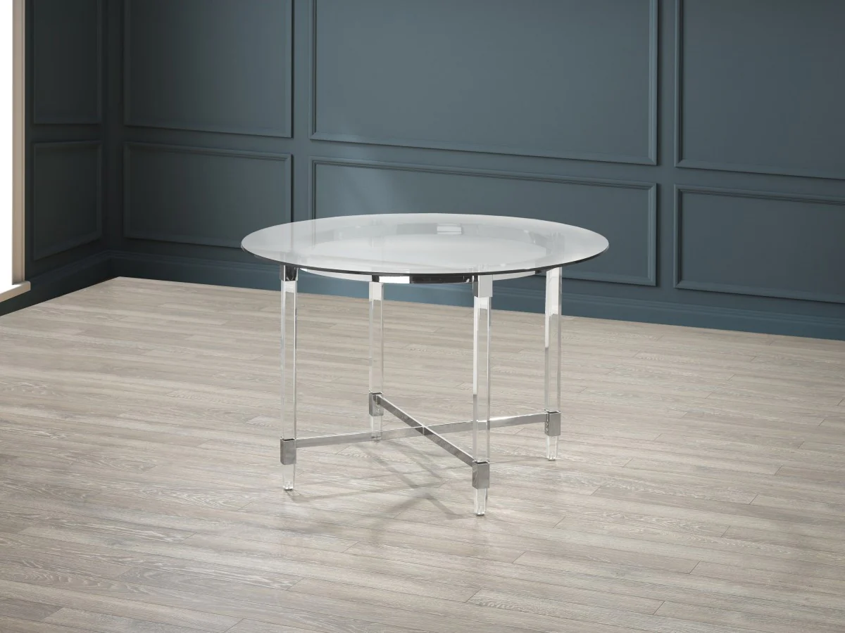 Carha Dining Table - Silver - Image 2